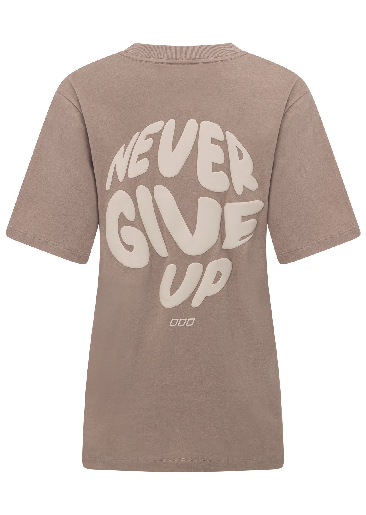 Lorna Jane Never Give Up Relaxed T-Shirt - Bone