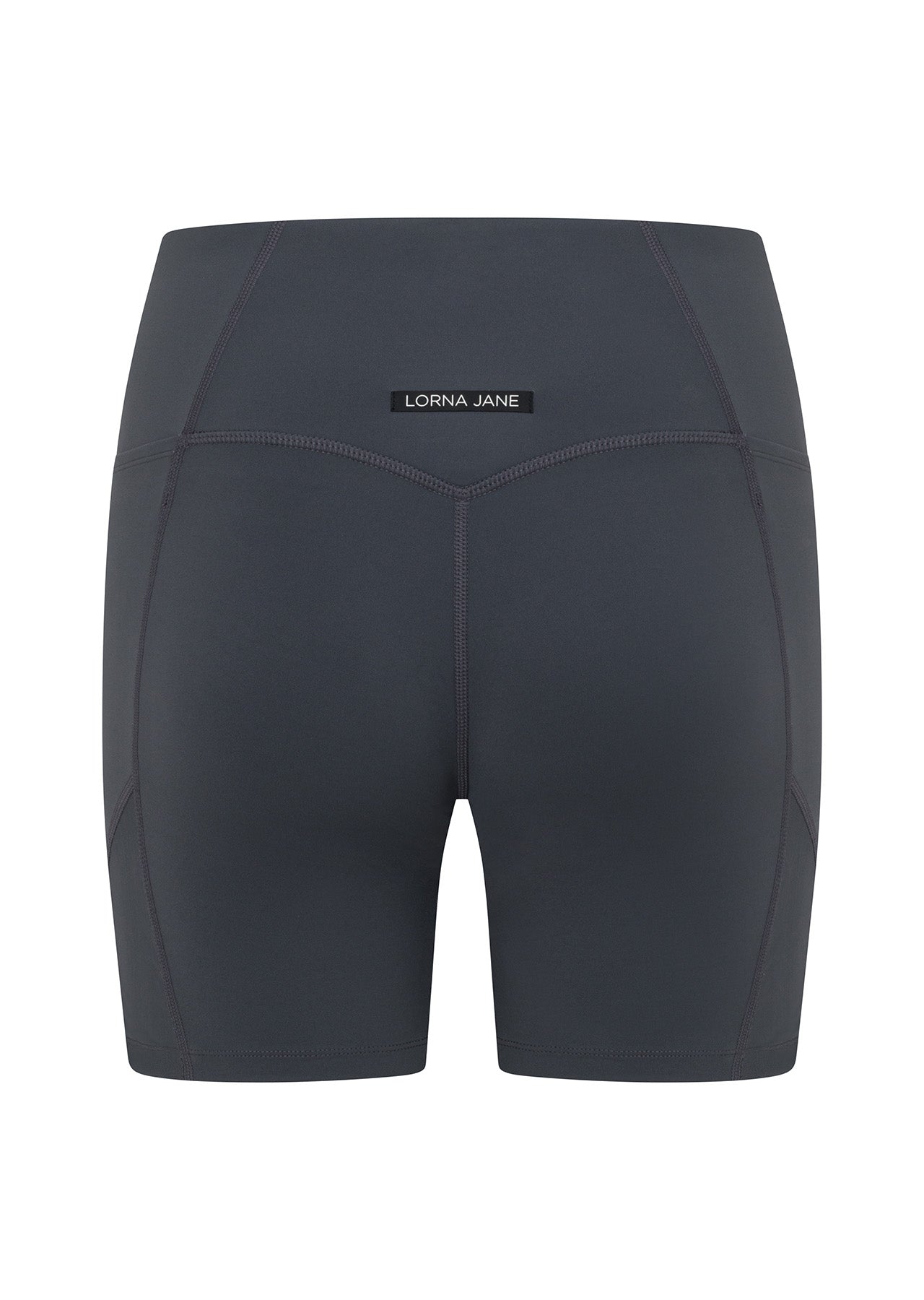 Lorna Jane Elite No Ride Bike Shorts - Titanium