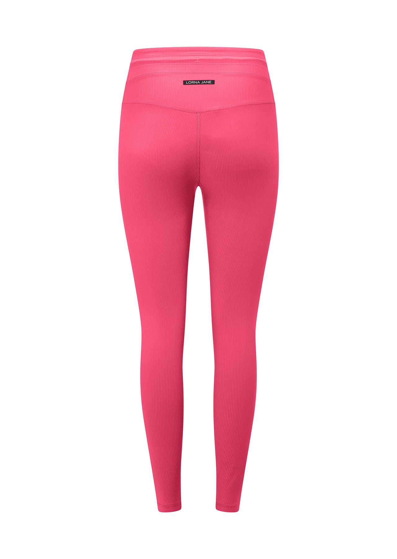 Lorna Jane Flaunt It Rib Ankle Biter Leggings - Babin Pink
