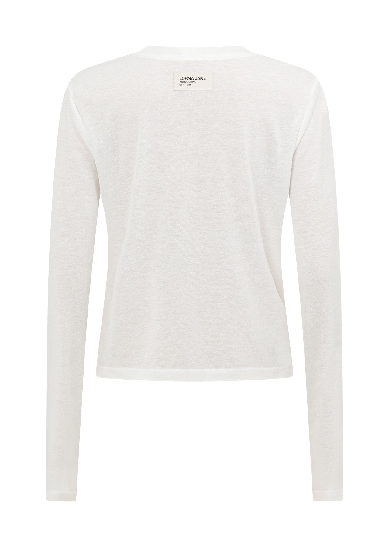 Lorna Jane Cut Above The Rest Long Sleeve Top - Porcelain