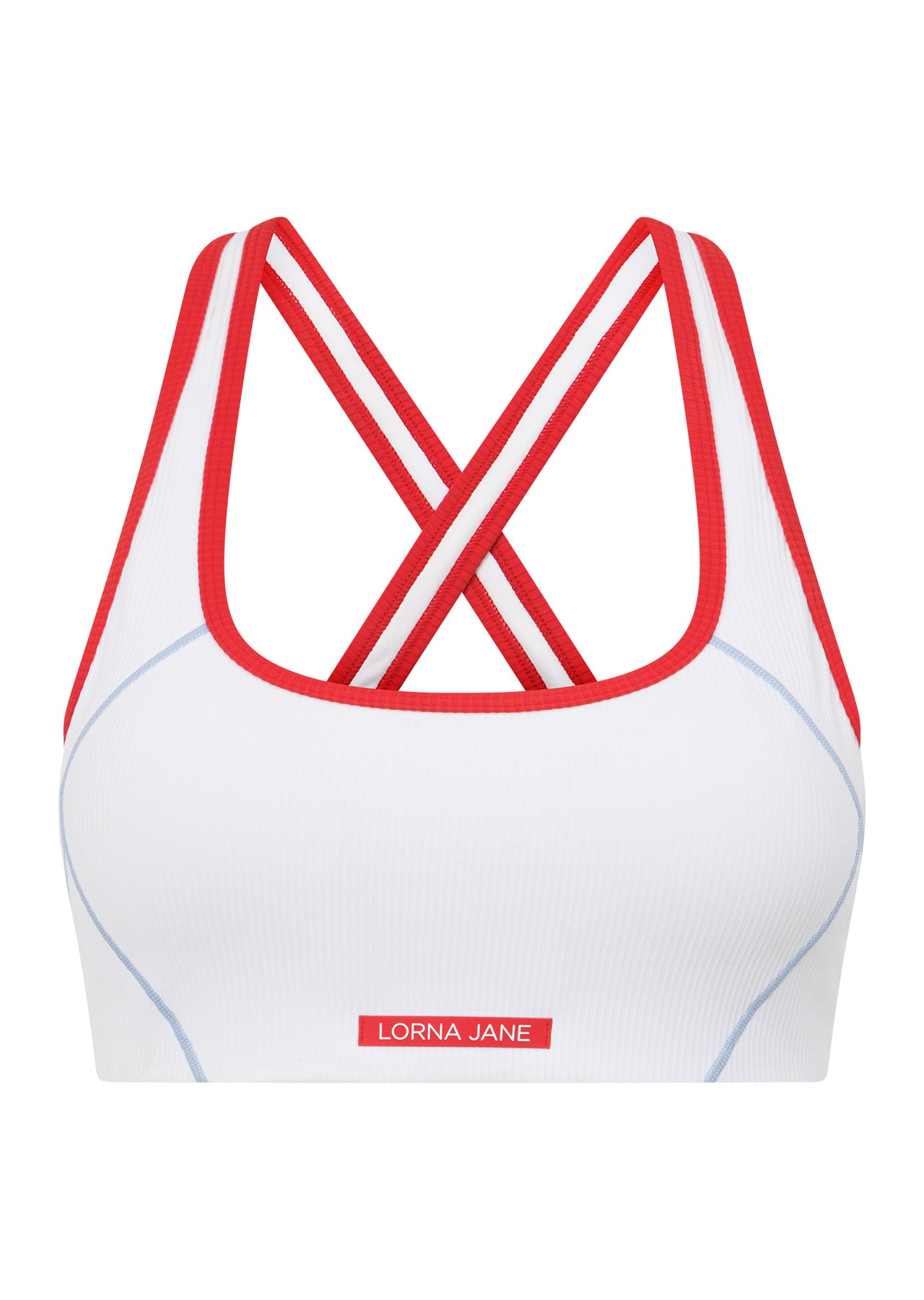 Lorna Jane Fast Track High Support Sports Bra - White