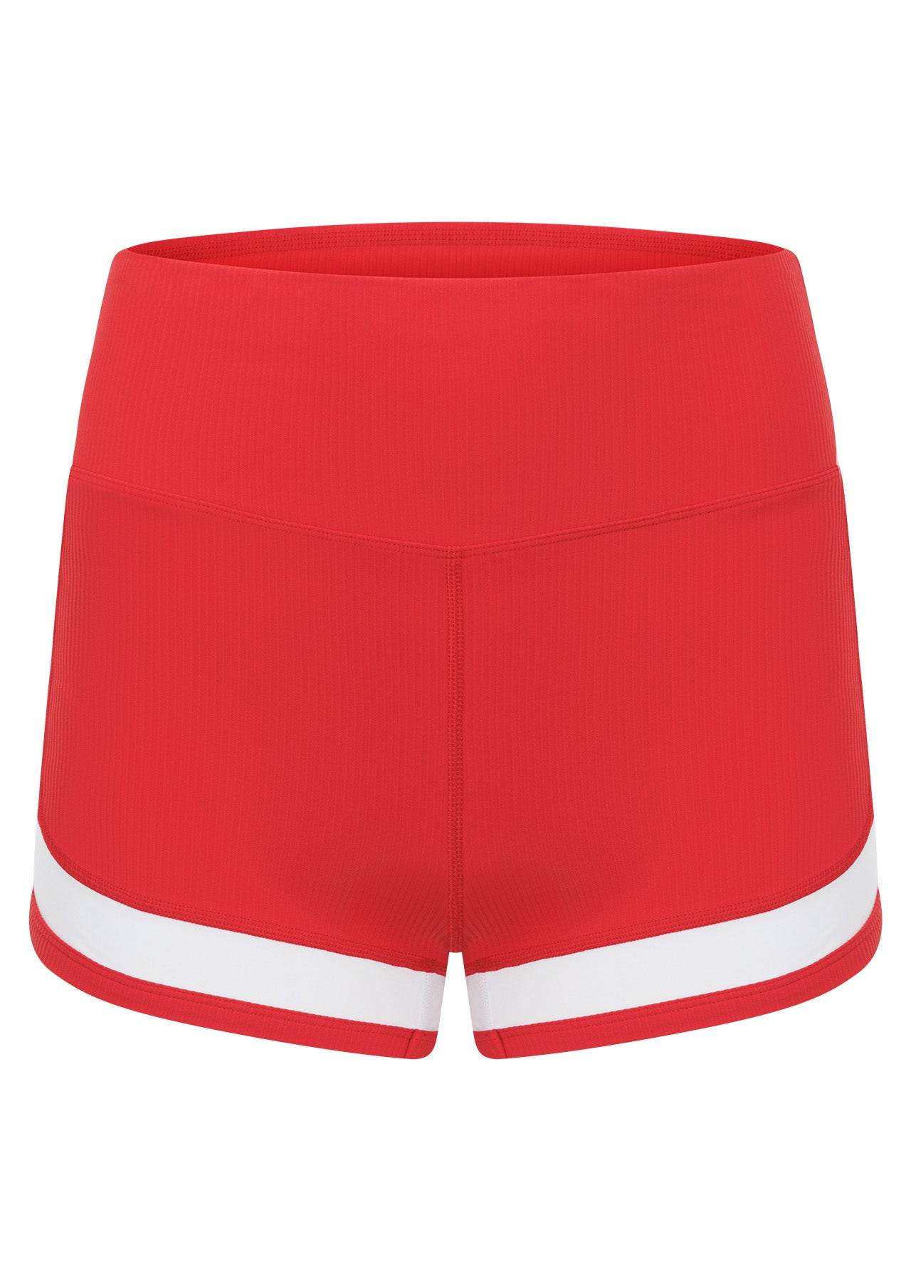 Lorna Jane Retro Rib Shorts - Ginger