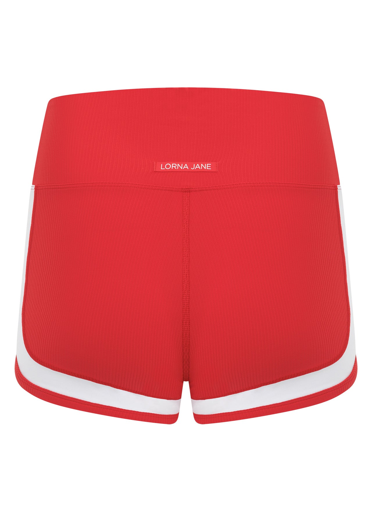 Lorna Jane Retro Rib Shorts - Ginger