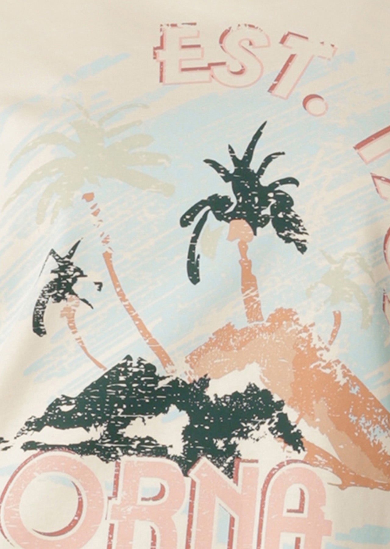 Lorna Jane Summer Days Relaxed T-shirt - Cream