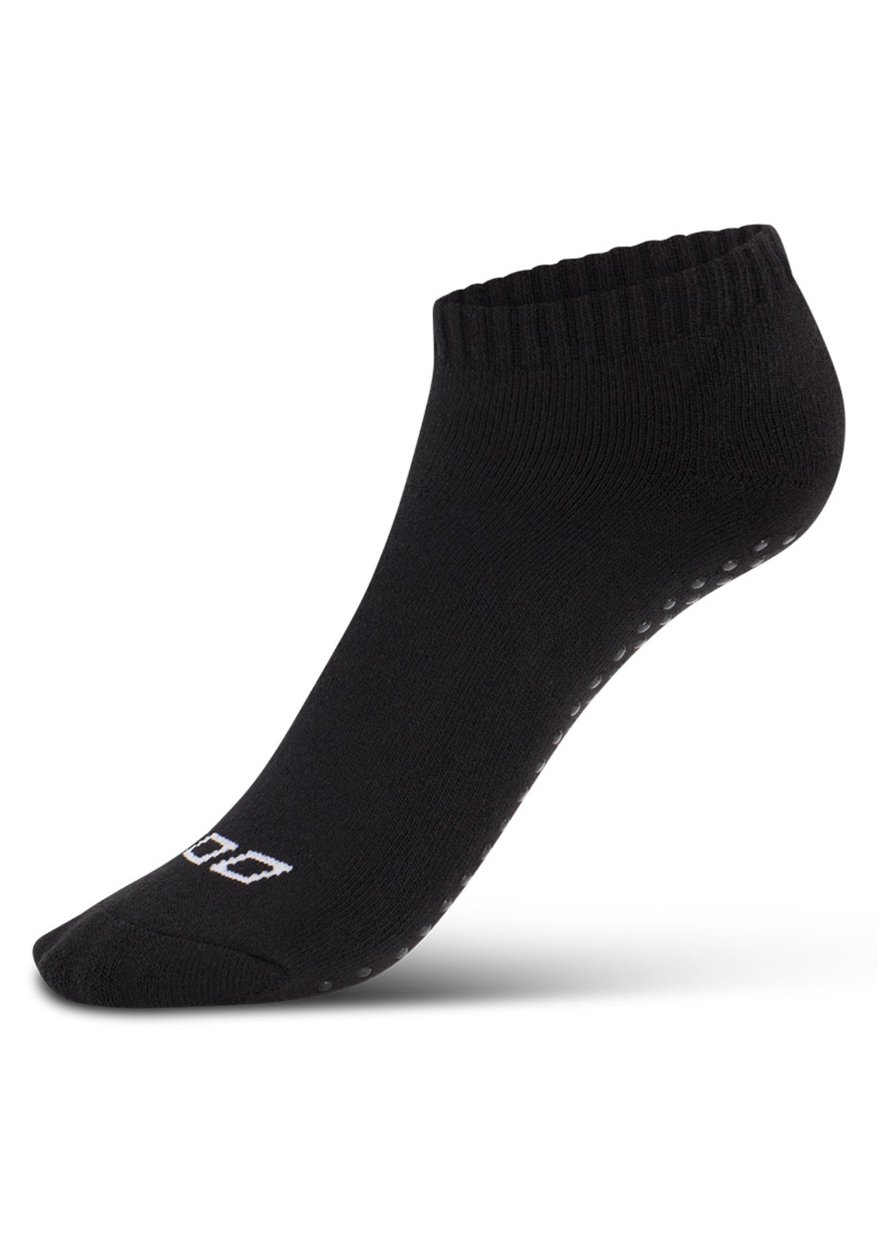 Lorna Jane 2PK Icon Pilates Grip Socks - Black & Amethyst Shadow