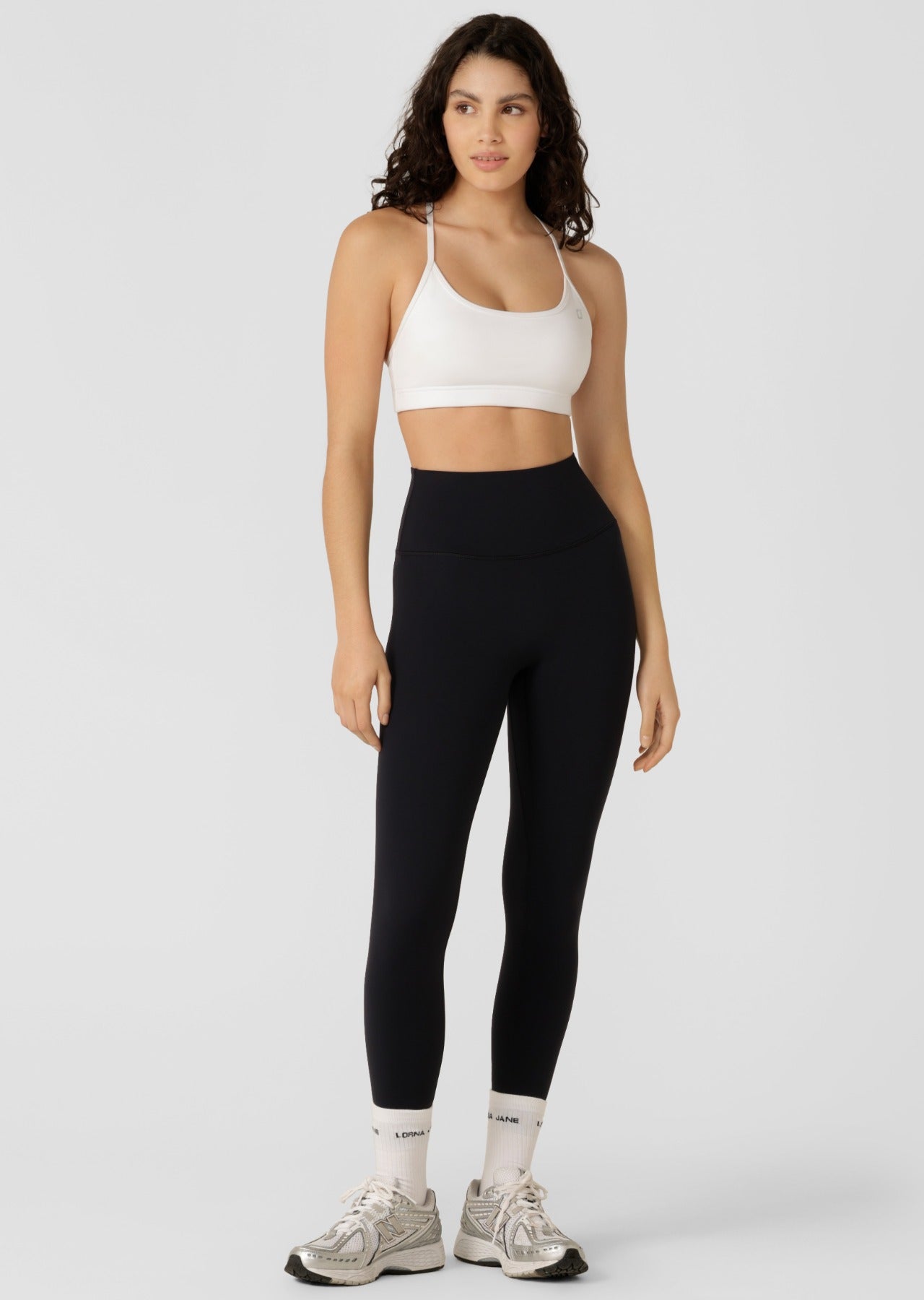 Lorna Jane Sammy Sports Bra - White Recycled