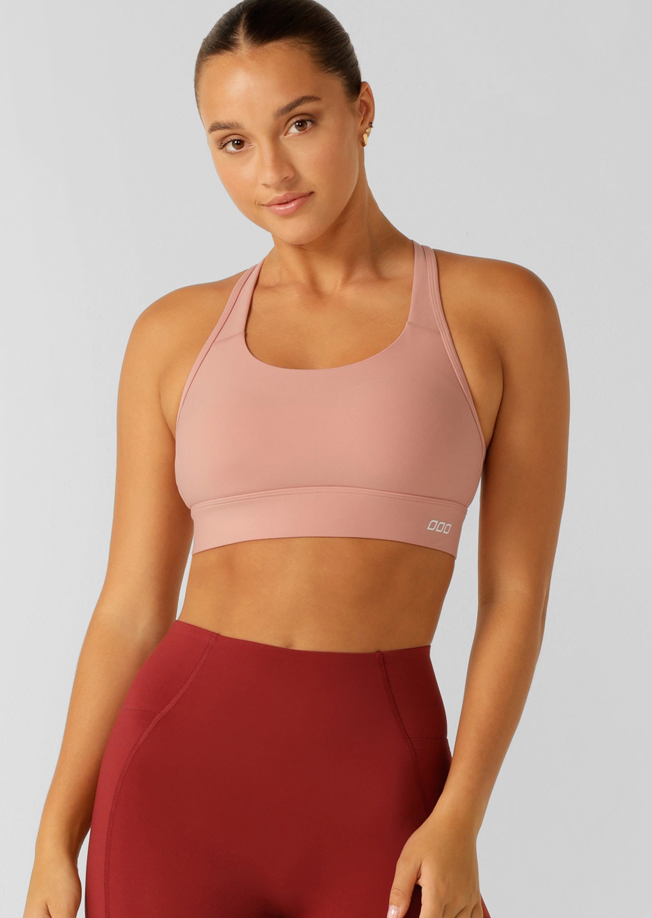Lorna Jane Amy Maximum Support Sports Bra - Ash Rose