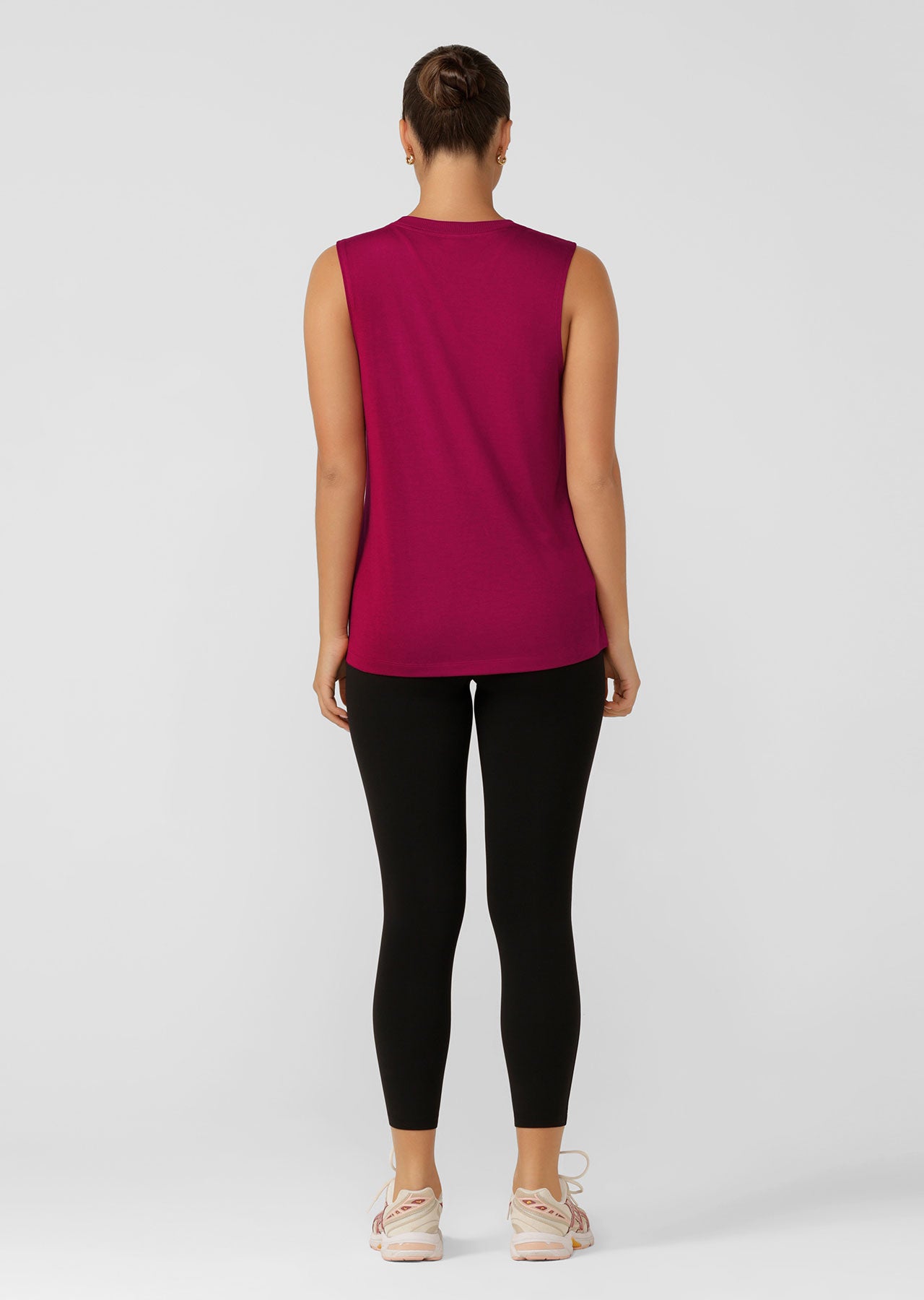Lorna Jane Lotus Muscle Tank - Persian Rose