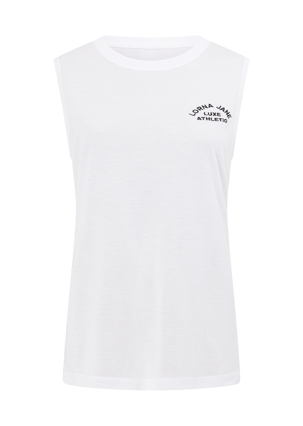 Lorna Jane Lotus Muscle Tank - White