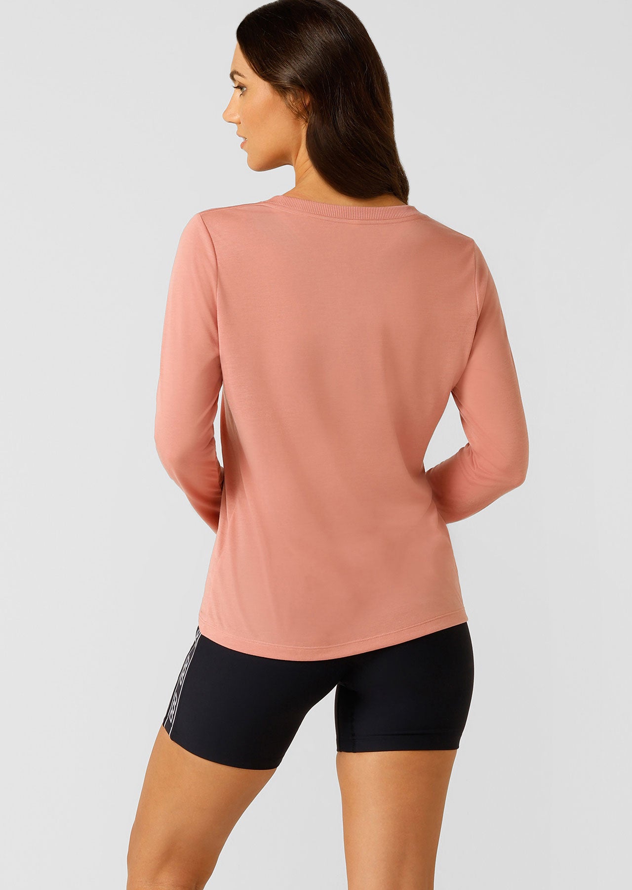 Lorna Jane Lotus Long Sleeve Top - Ash Rose