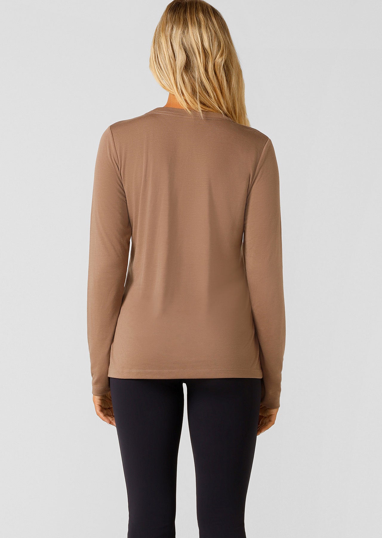 Lorna Jane Lotus Long Sleeve Top - Cedar