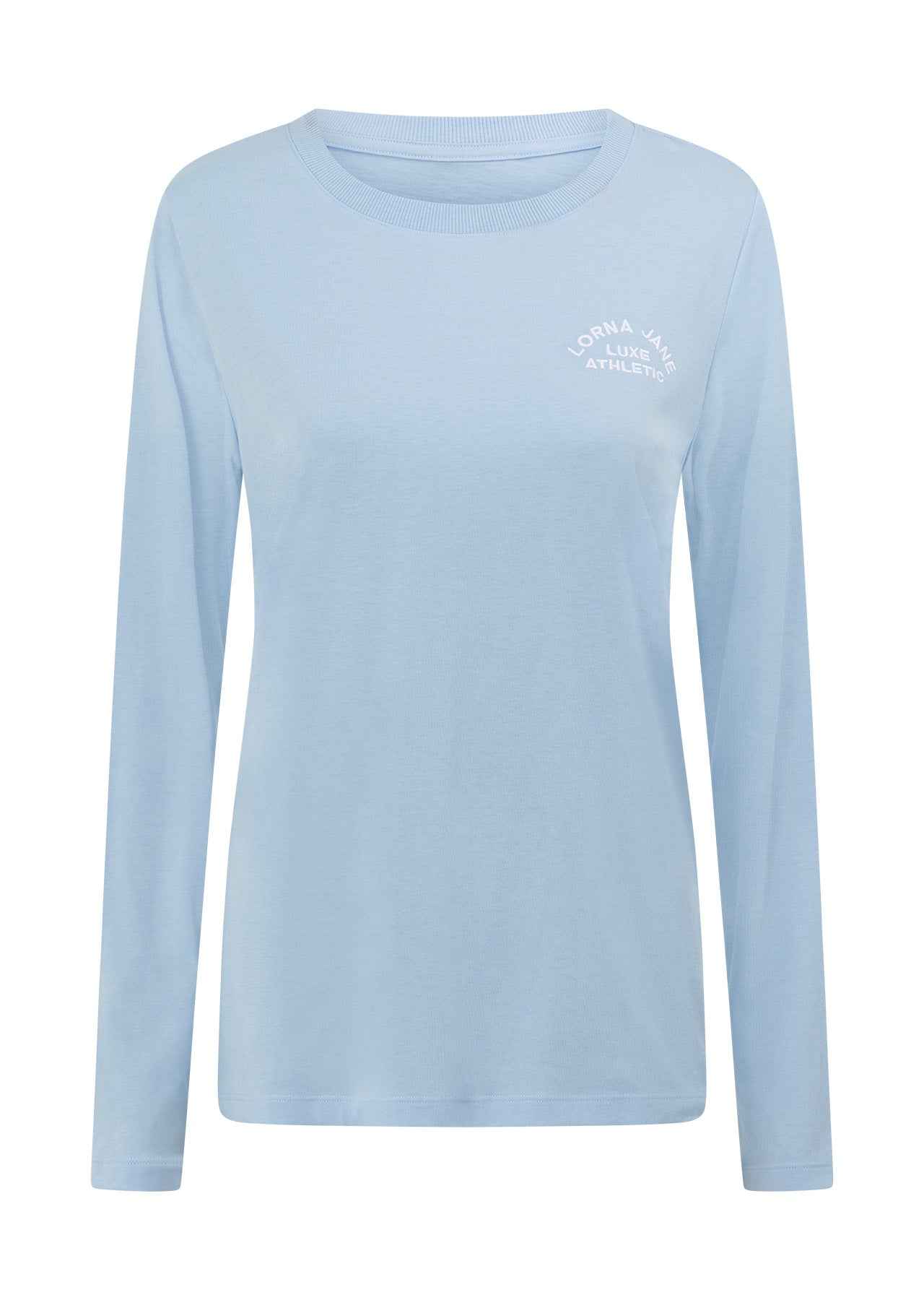 Lorna Jane Lotus Long Sleeve Top - Light Moontide