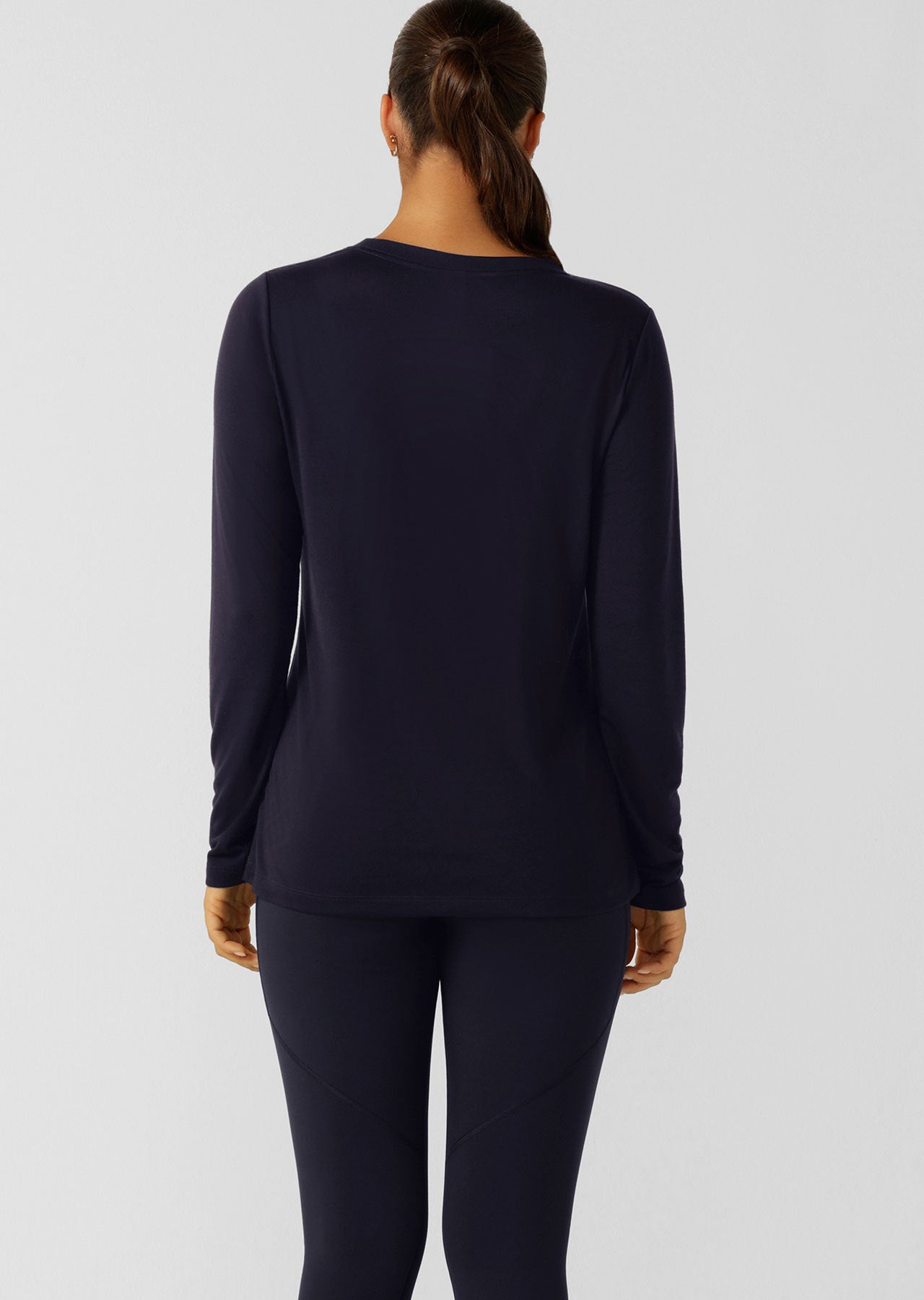 Lorna Jane Lotus Long Sleeve Top - Midnight Blue