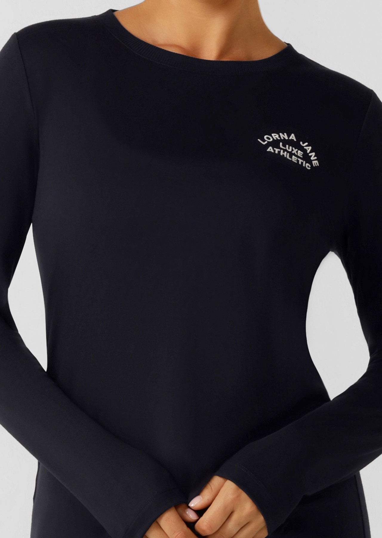 Lorna Jane Lotus Long Sleeve Top - Midnight Blue