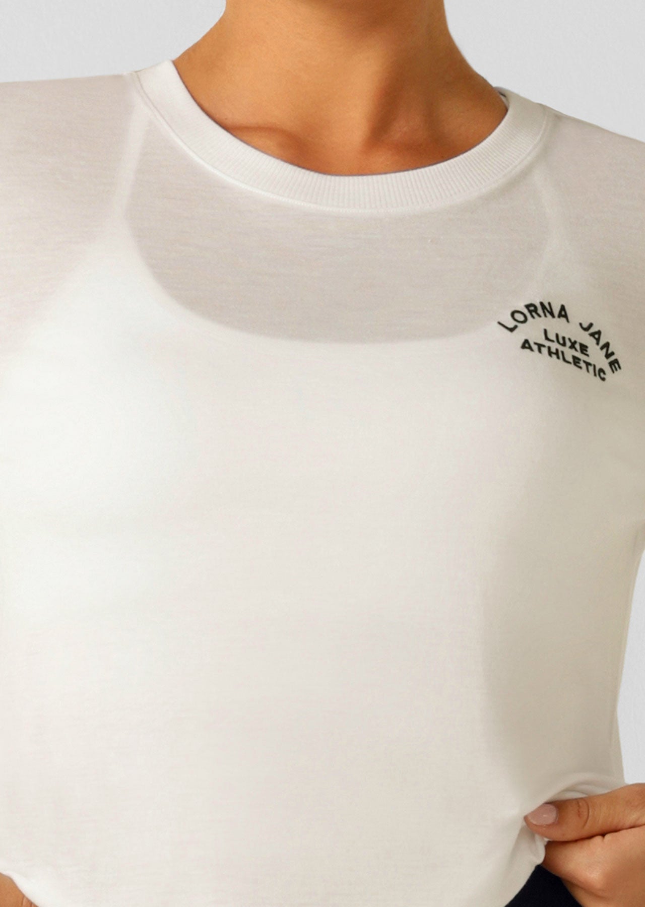 Lorna Jane Lotus Long Sleeve Top - Porcelain