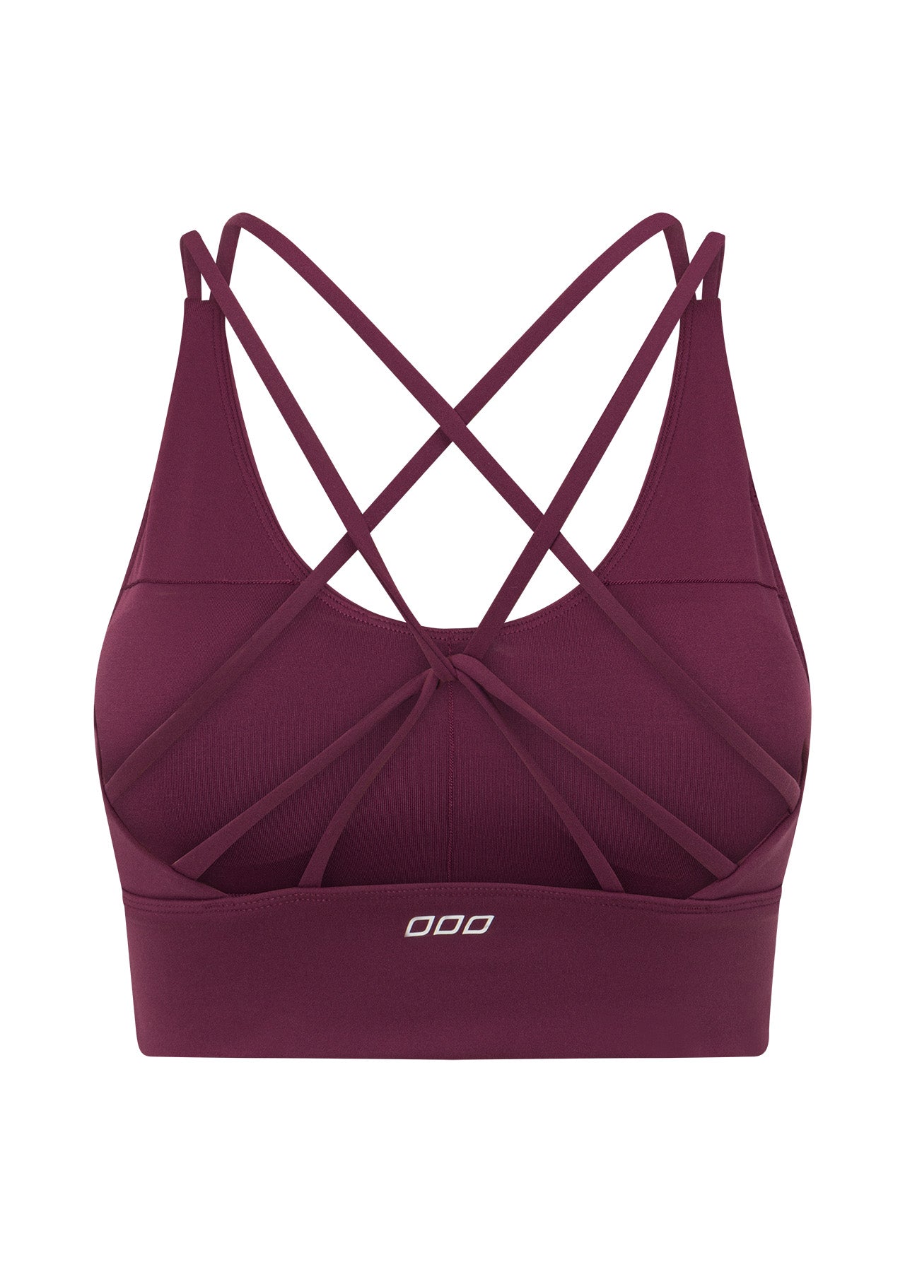 Lorna Jane Lotus Longline Sports Bra - Mulberry