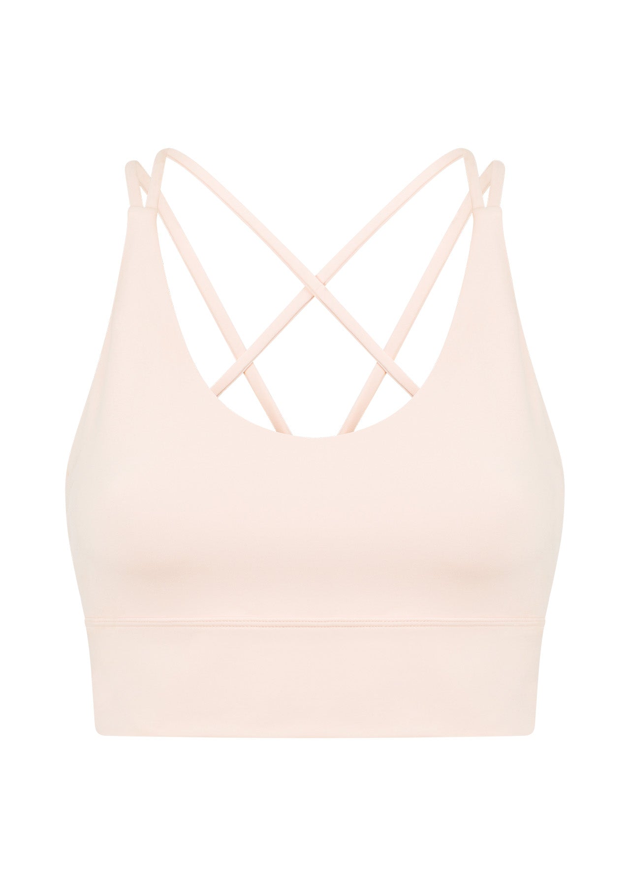 Lorna Jane Lotus Longline Sports Bra - Petal