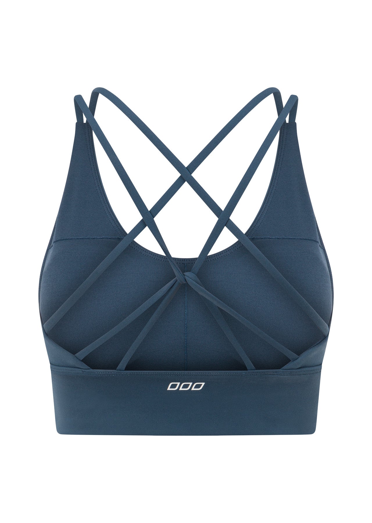 Lorna Jane Lotus Longline Sports Bra - Pale Indigo