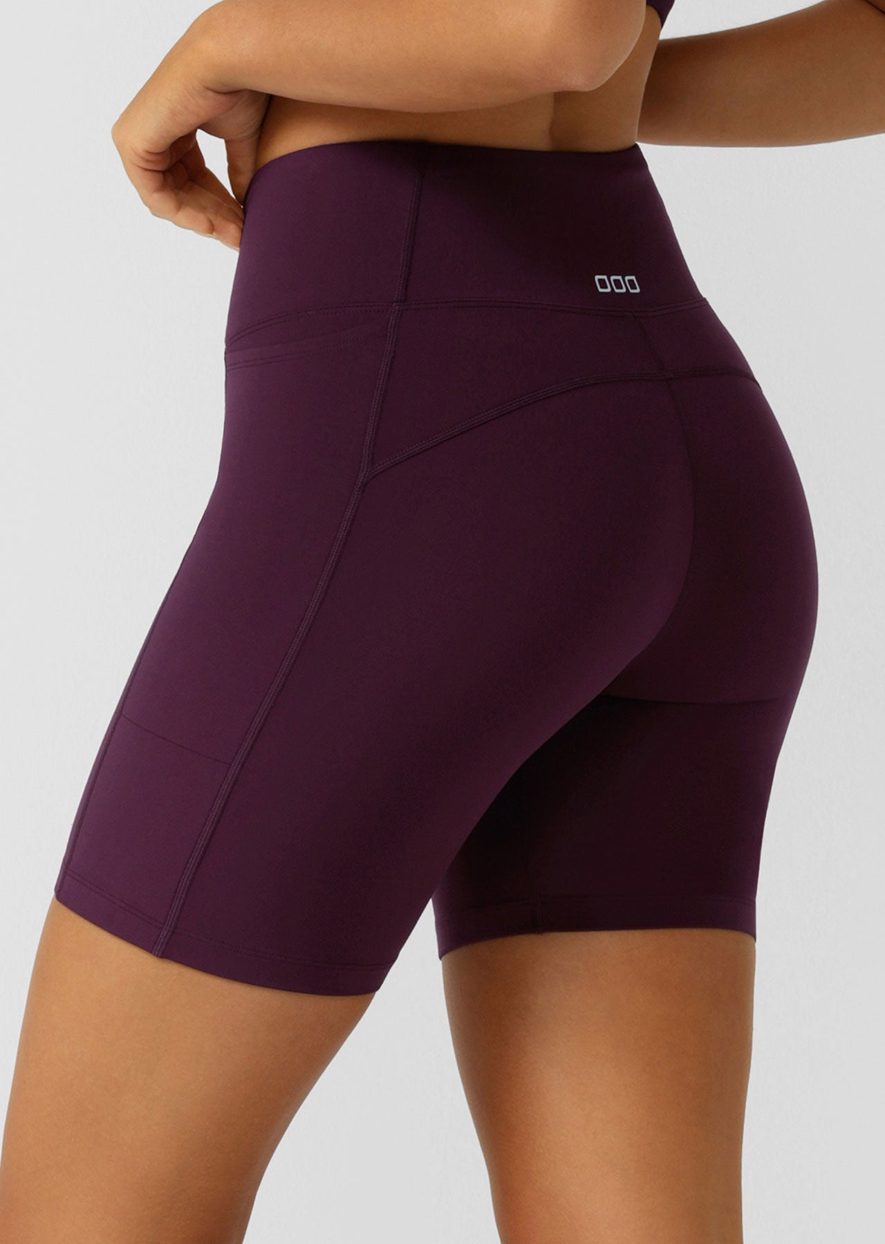 Lorna Jane Amy Phone Pocket Tech Bike Shorts - Dark Grape