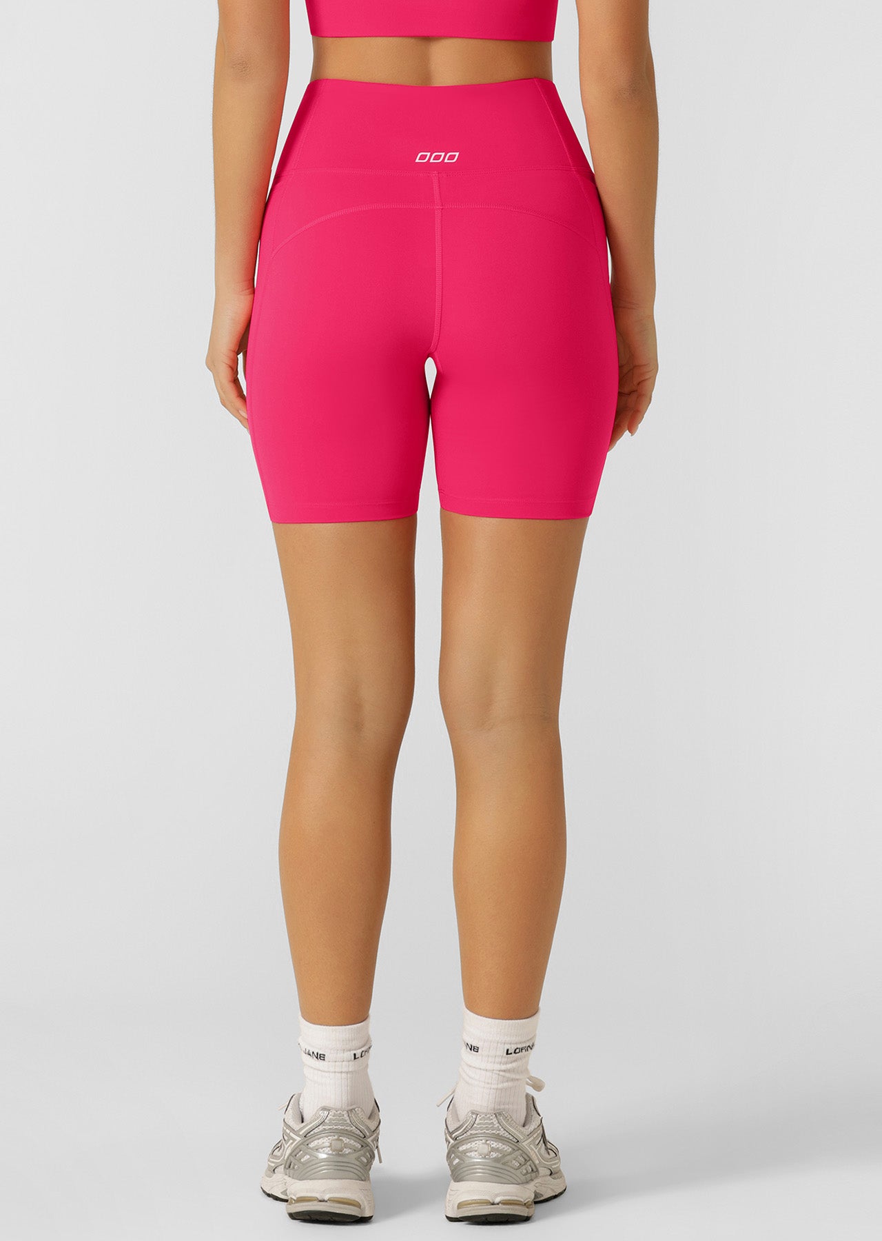 Lorna Jane Amy Phone Pocket Tech Bike Shorts - Neon Raspberry