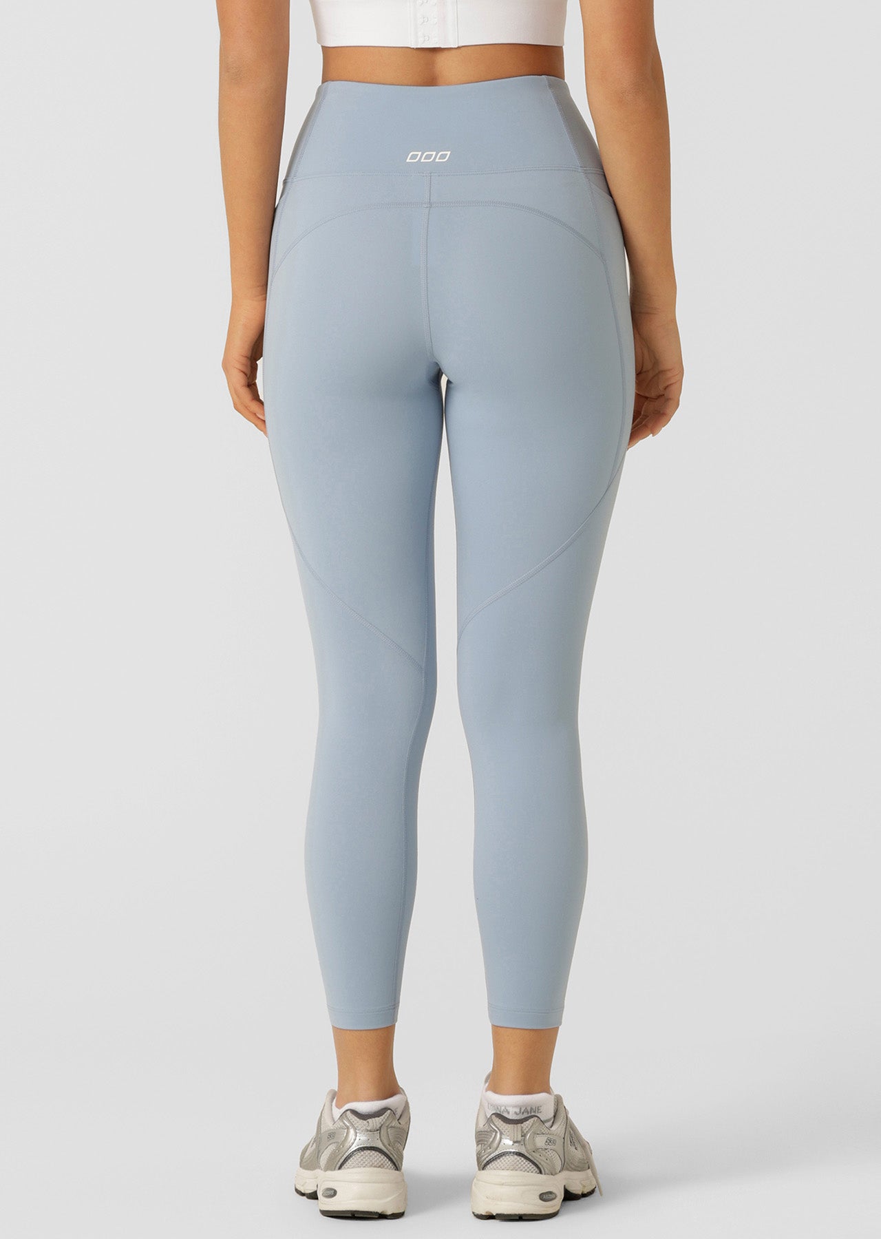 Lorna Jane Amy Phone Pocket Tech Ankle Biter Leggings - Glacier Blue