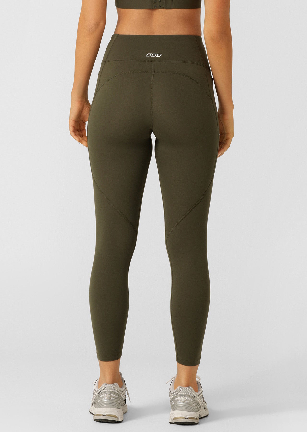 Lorna Jane Amy Phone Pocket Tech Ankle Biter Leggings - Luxury Green
