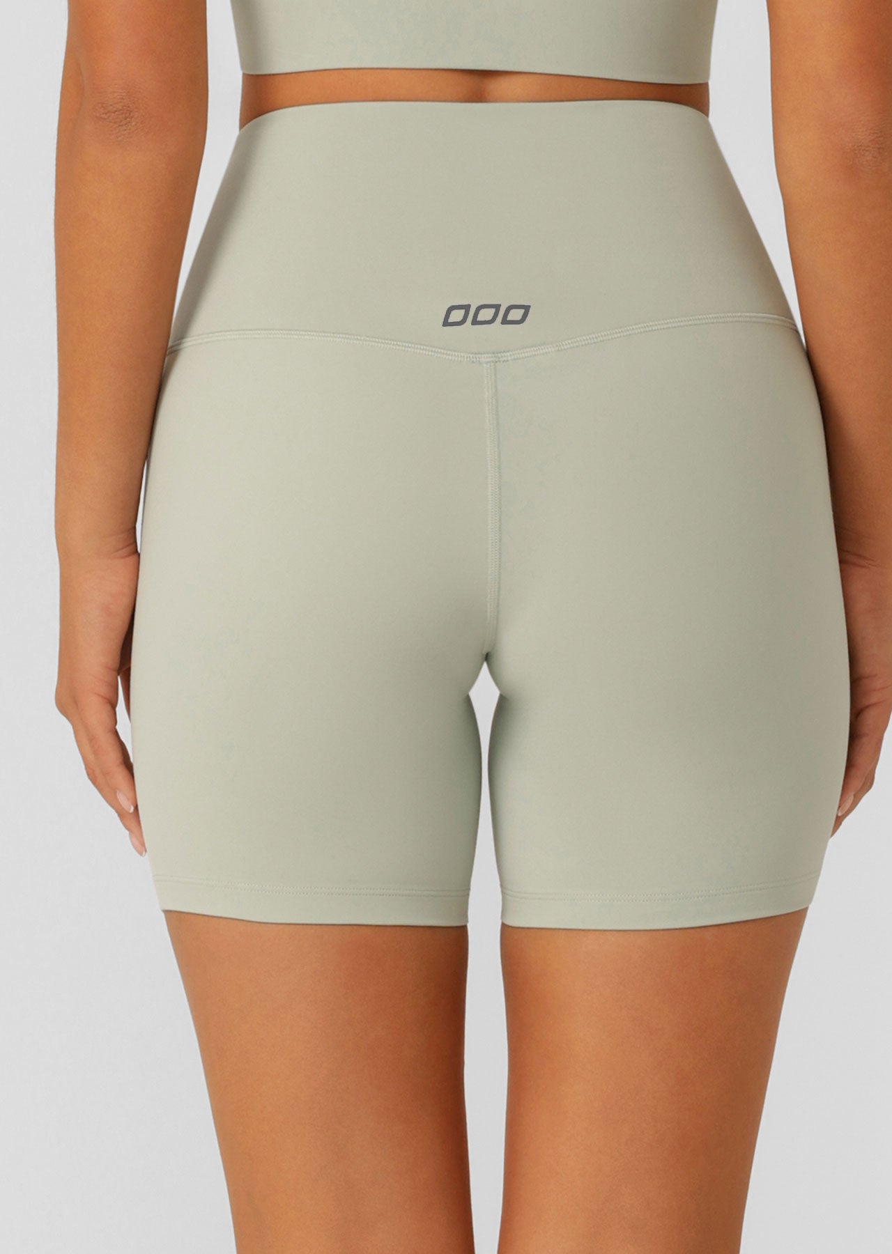 Lorna Jane Lotus No Chafe 16cm Bike Shorts - Iced Matcha