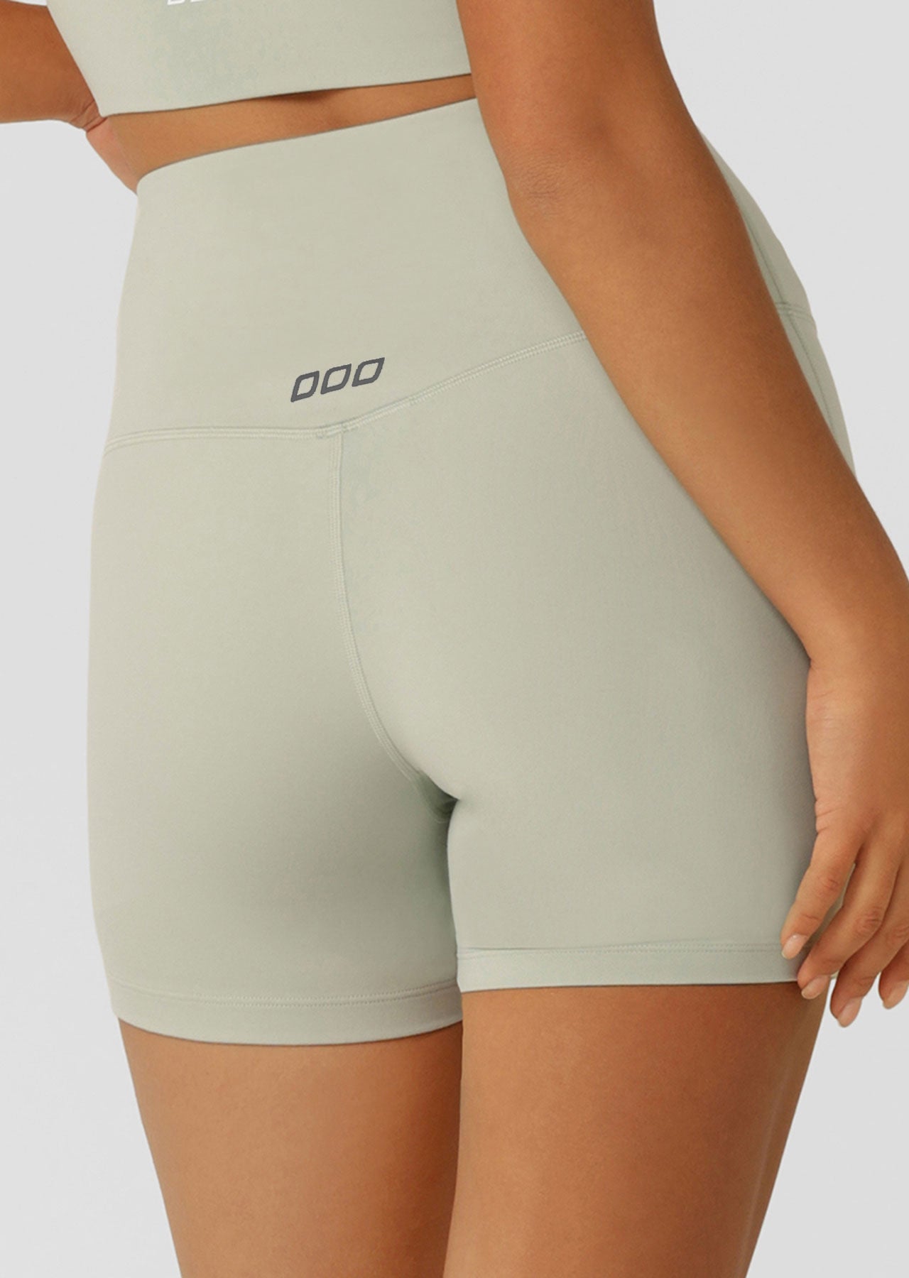 Lorna Jane Lotus No Chafe 16cm Bike Shorts - Iced Matcha