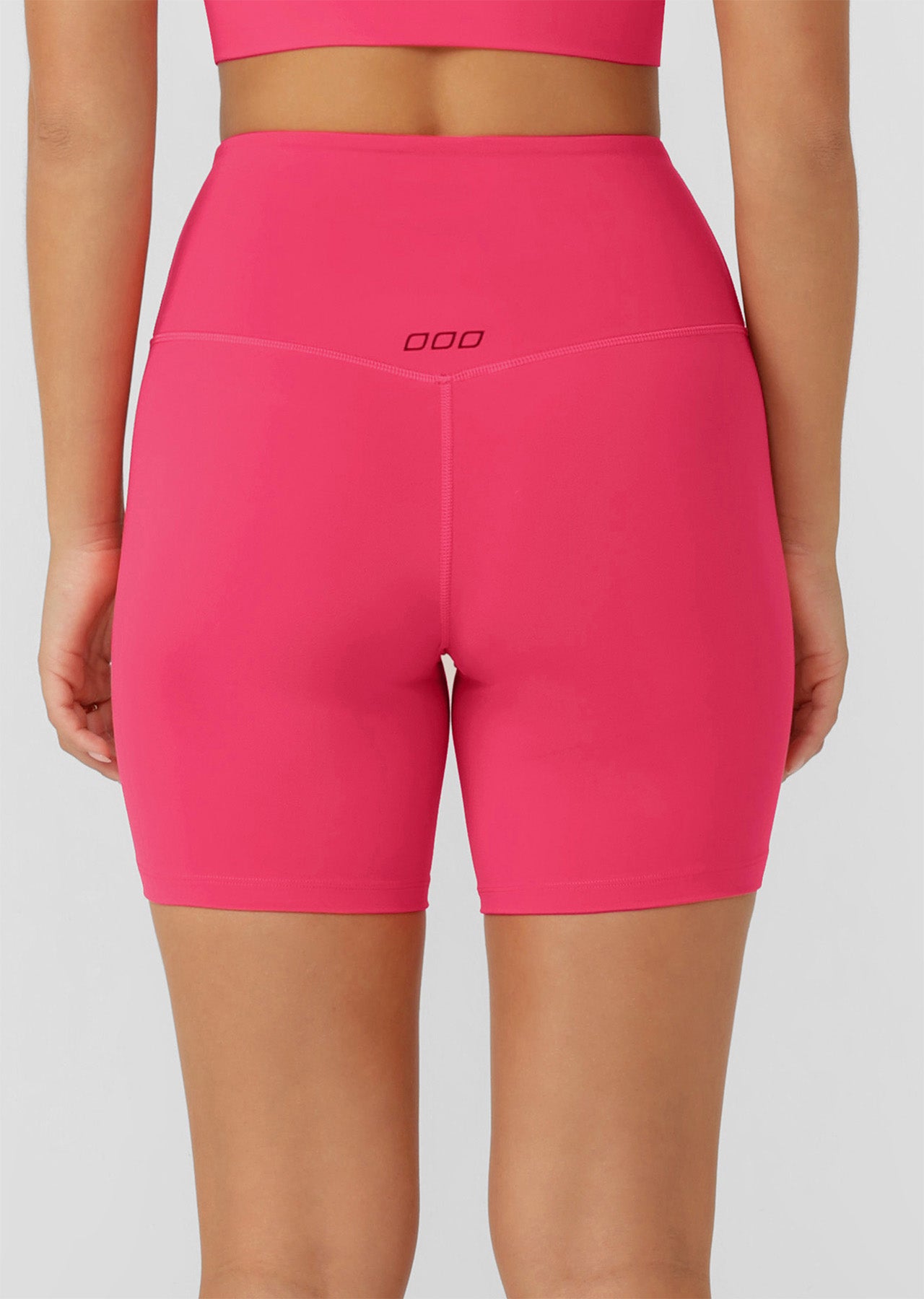 Lorna Jane Lotus No Chafe 16cm Bike Shorts - Neon Raspberry