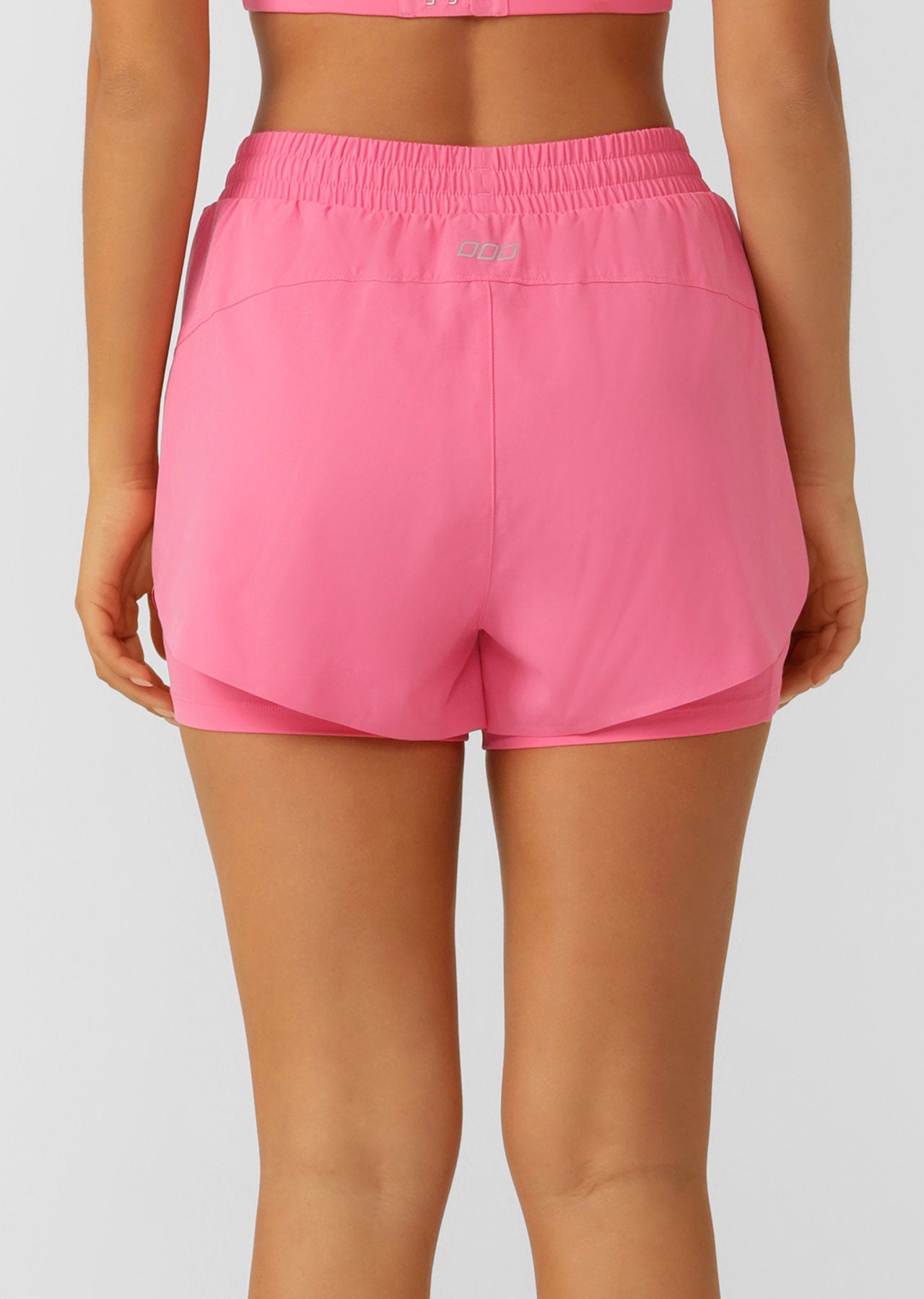 Lorna Jane Lightspeed Phone Pocket Run Shorts - Cameo Pink