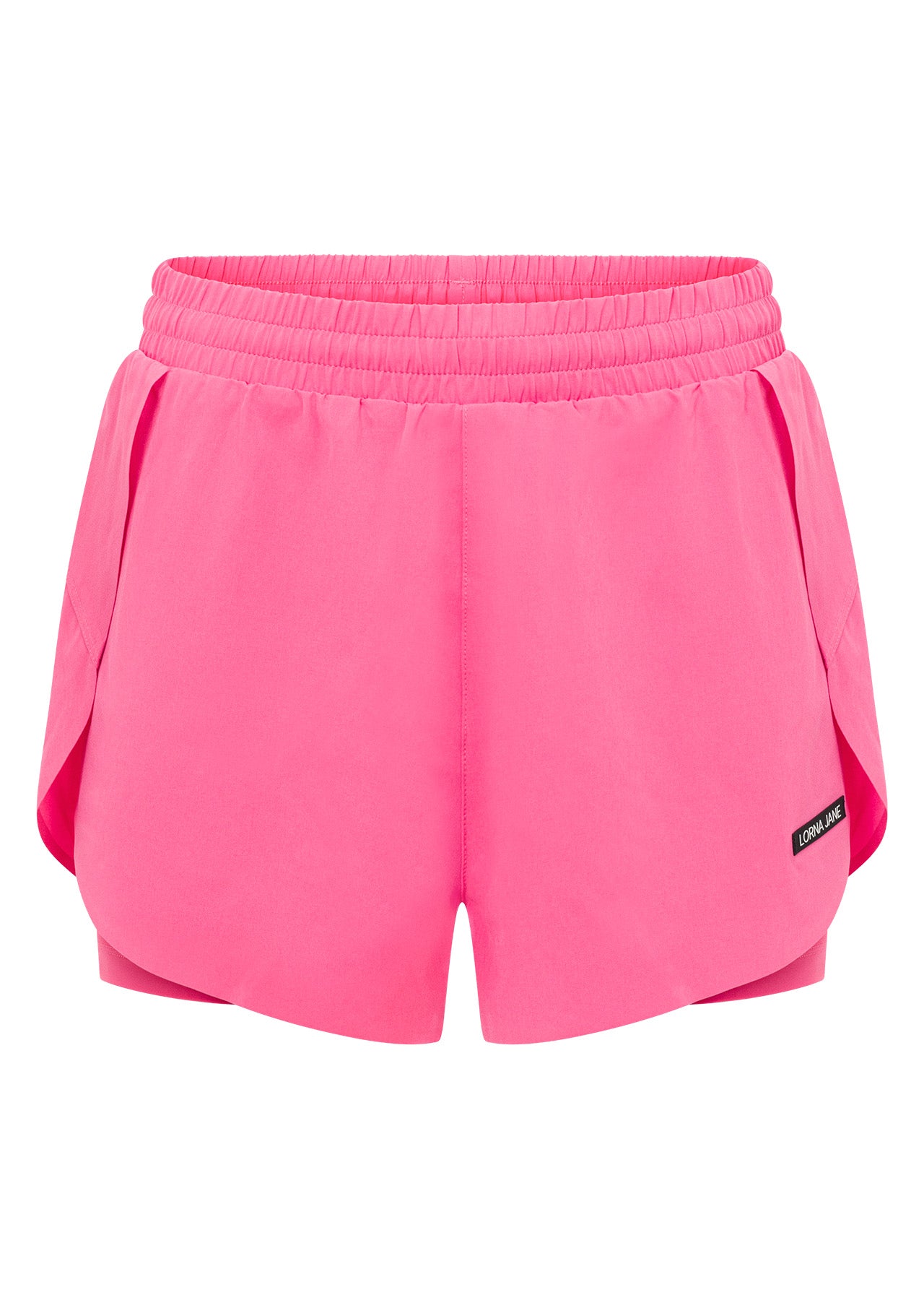 Lorna Jane Lightspeed Phone Pocket Run Shorts - Cameo Pink