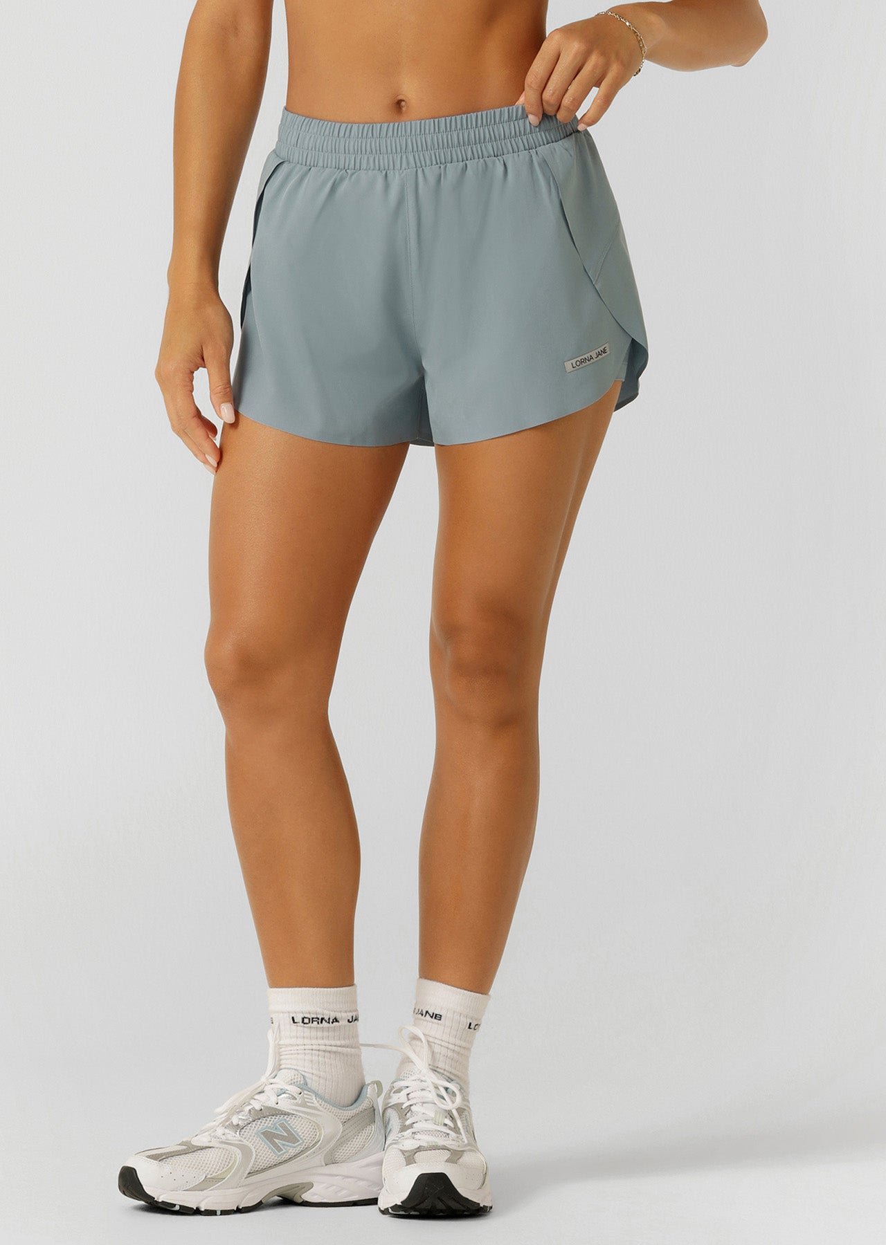 Lorna Jane Lightspeed Phone Pocket Run Shorts - Deep Arctic