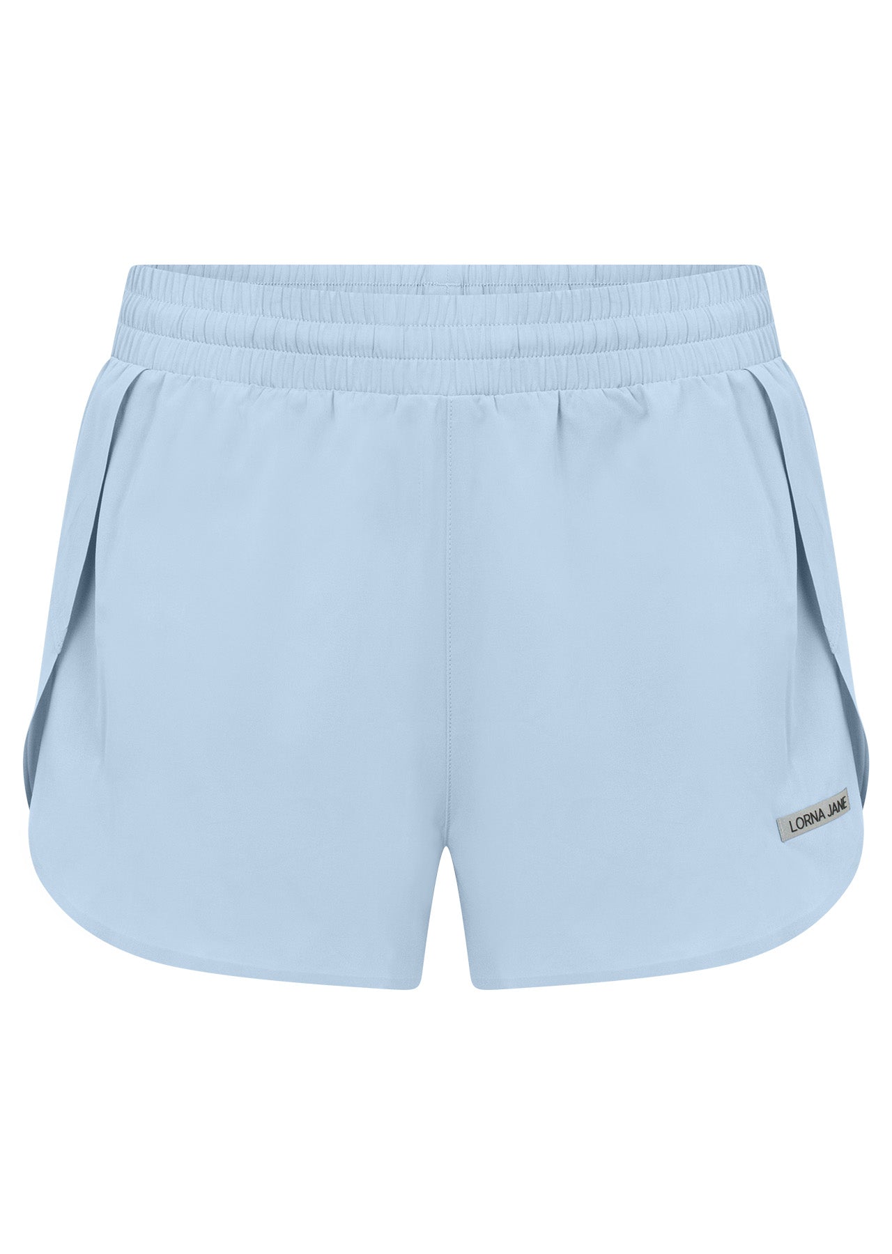 Lorna Jane Lightspeed Phone Pocket Run Shorts - Light Moontide