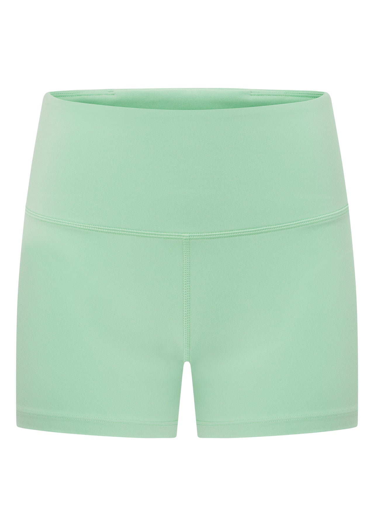 Lorna Jane Lotus No Chafe Phone Pocket 9cm Bike Shorts - Soft Mint
