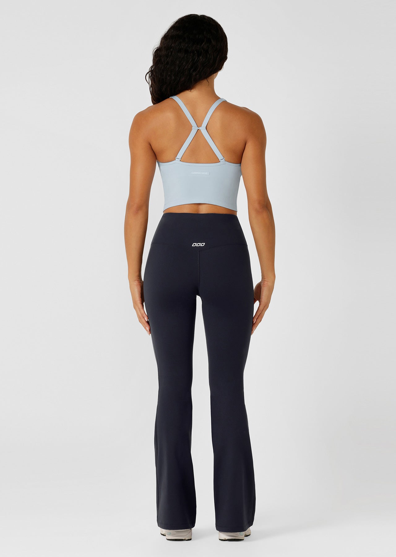 Lorna Jane Lotus Thermal Flared Leggings - Midnight Blue