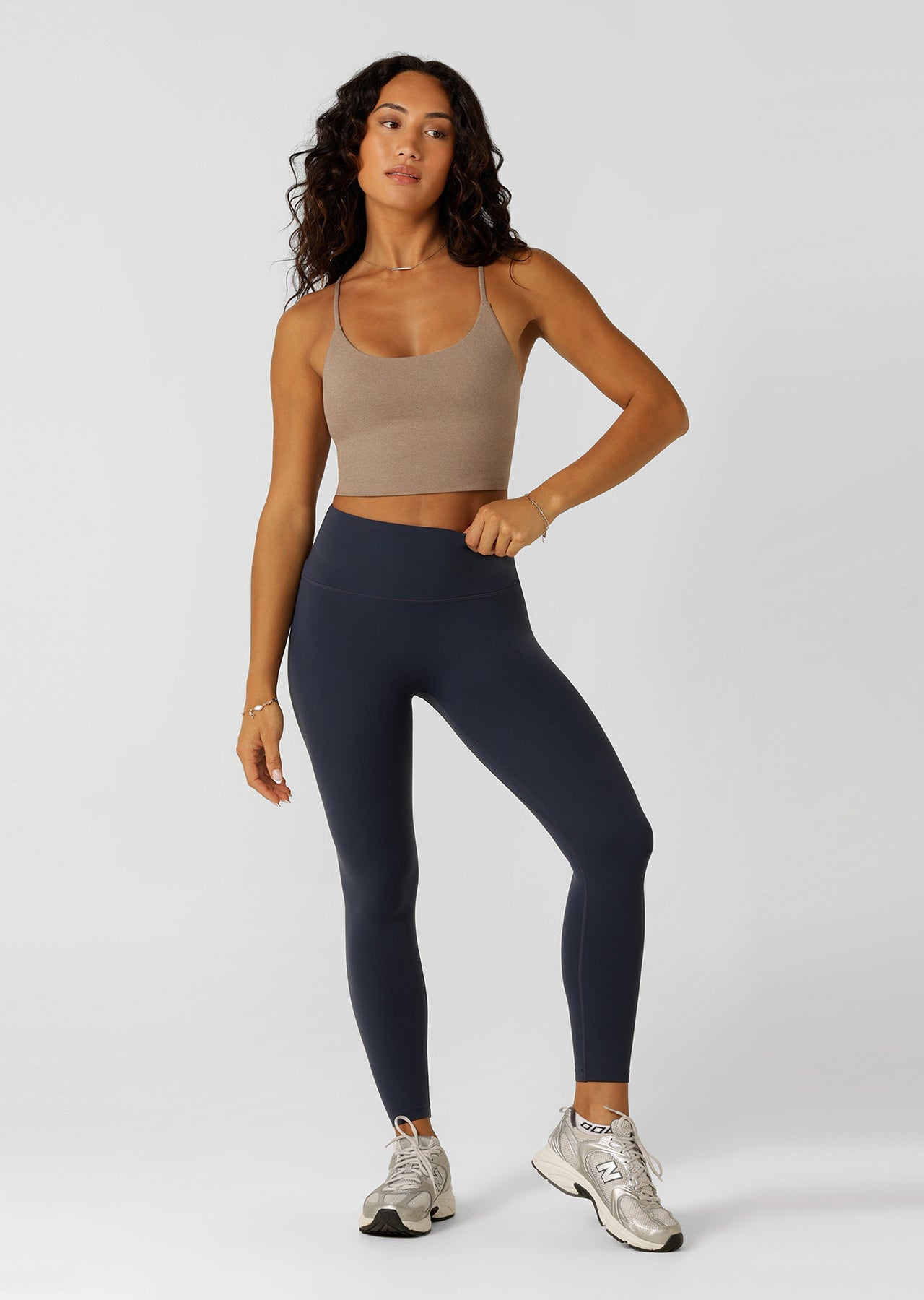 Lorna Jane Liberty Full Length Leggings - Platinum Navy