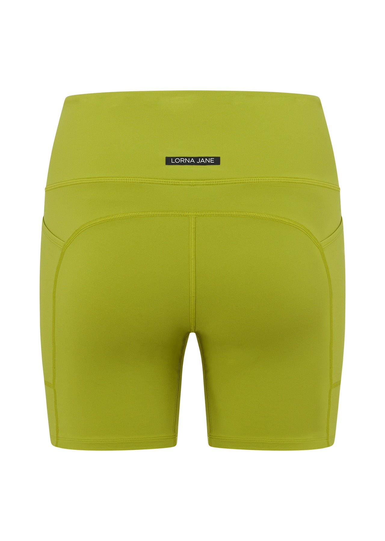 Lorna Jane No Ride Booty Pocket Bike Shorts - Dark Sage