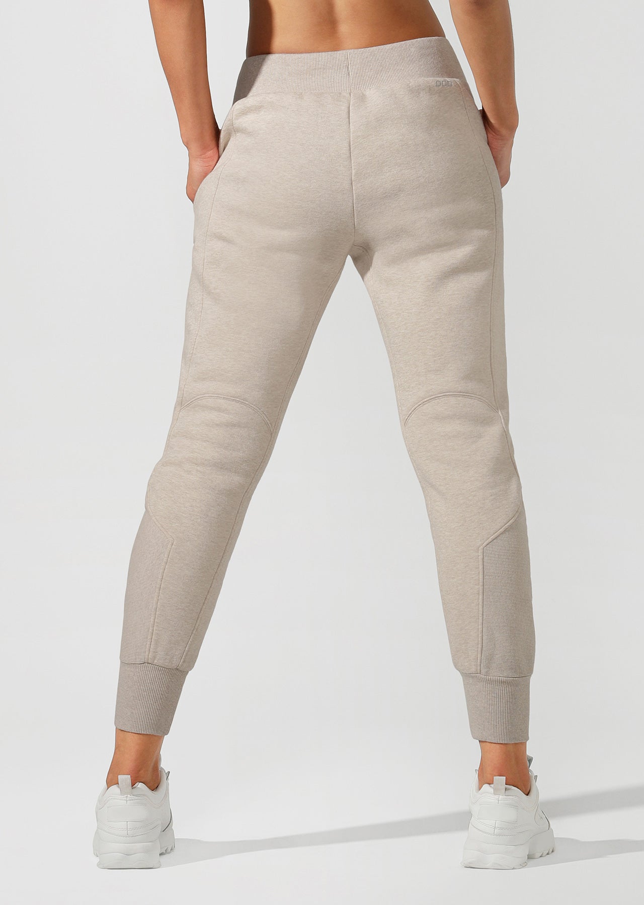 Lorna Jane Always Cosy Track Pants - Off White Marl