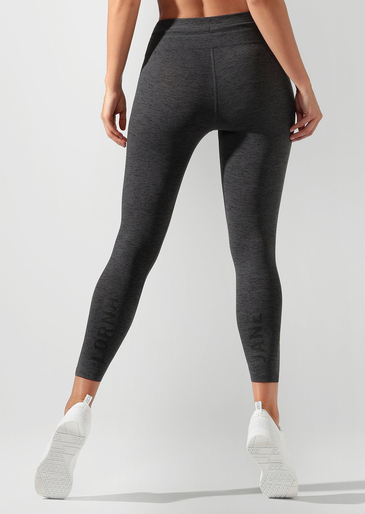 Lorna Jane Cardio Core Ankle Biter Tight - Titanium Marl