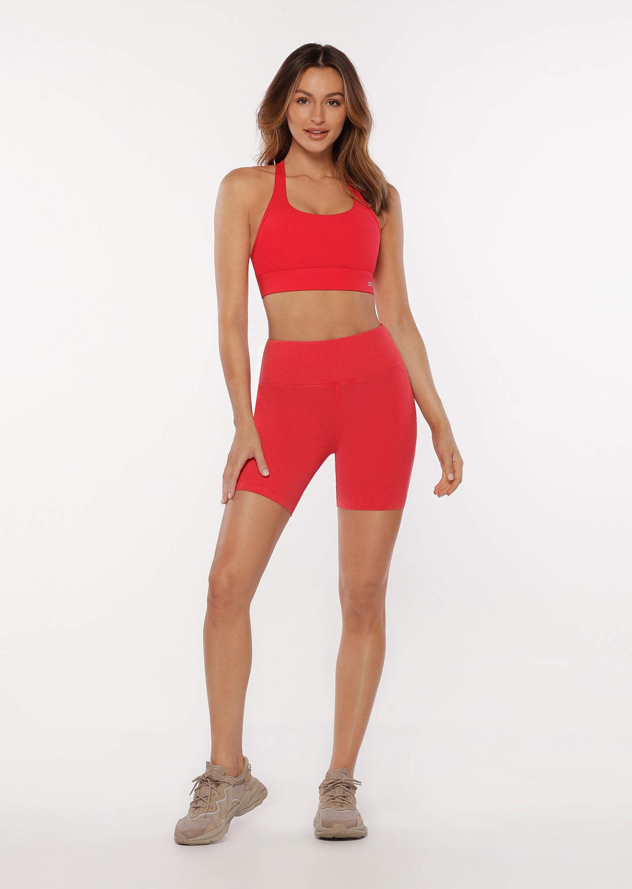Lorna Jane Compress & Compact Sports Bra - Ginger