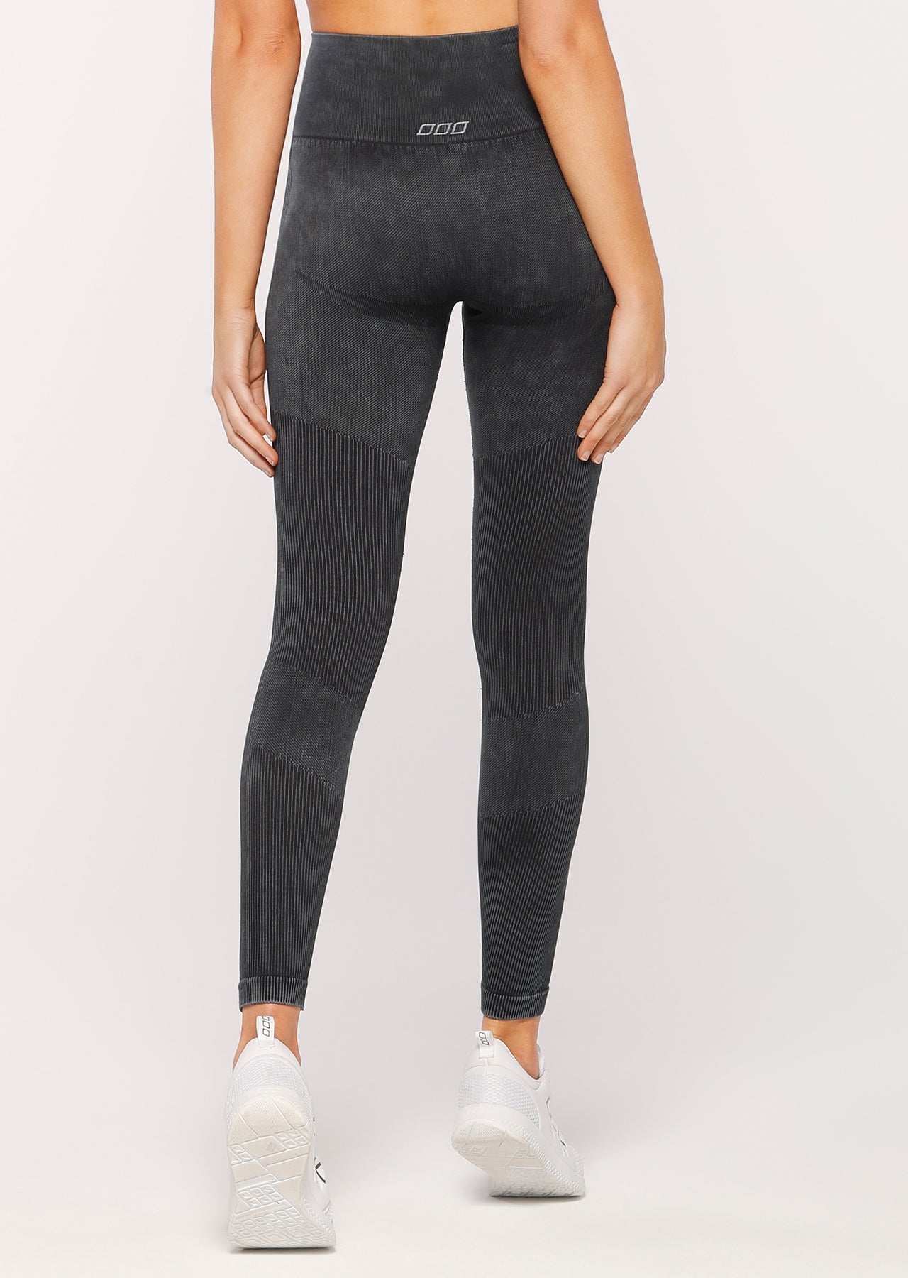 Lorna Jane Diamond Seamless F/L Tight - Washed Black