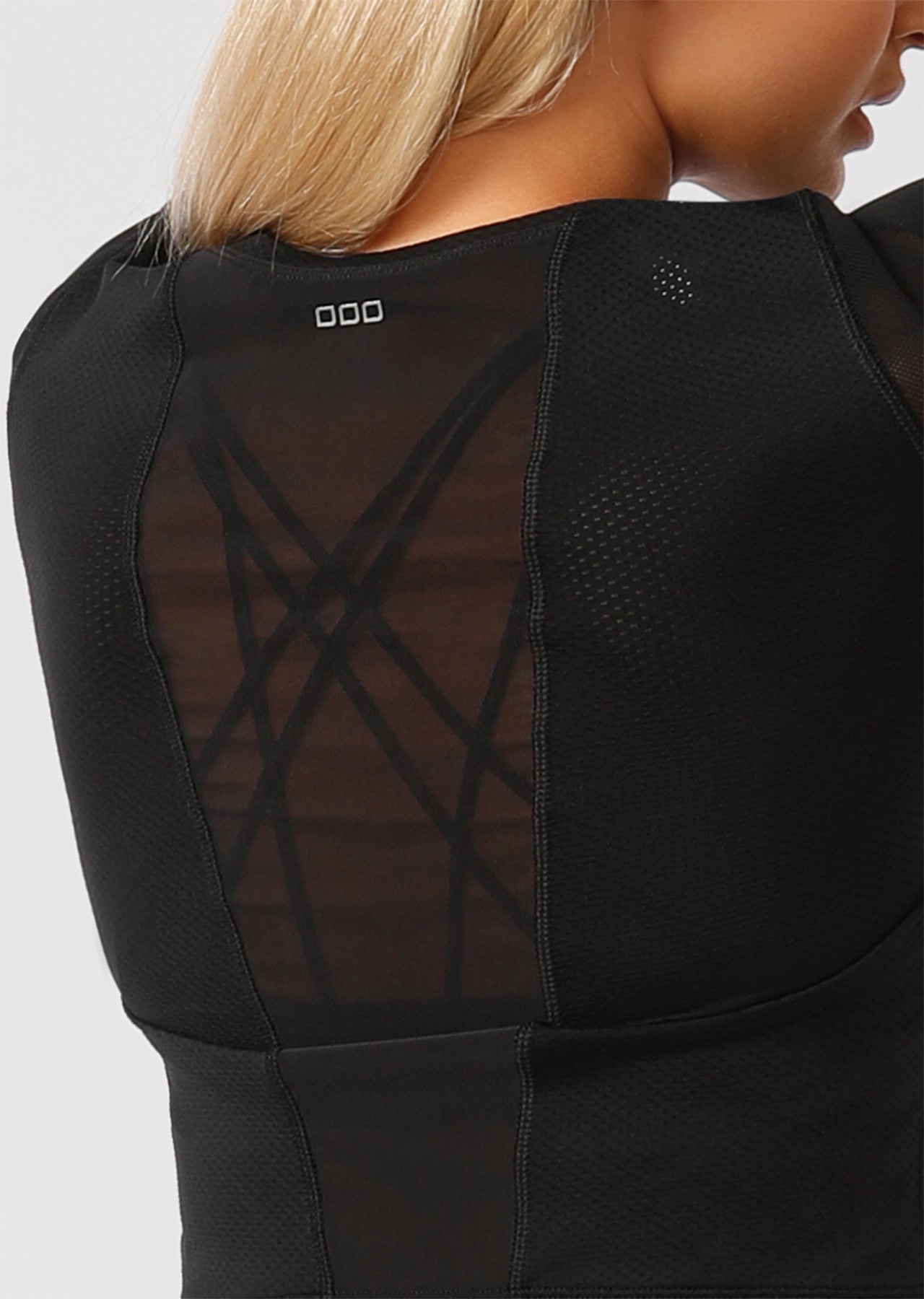 Lorna Jane Dynamic Cropped Excel Top - Black