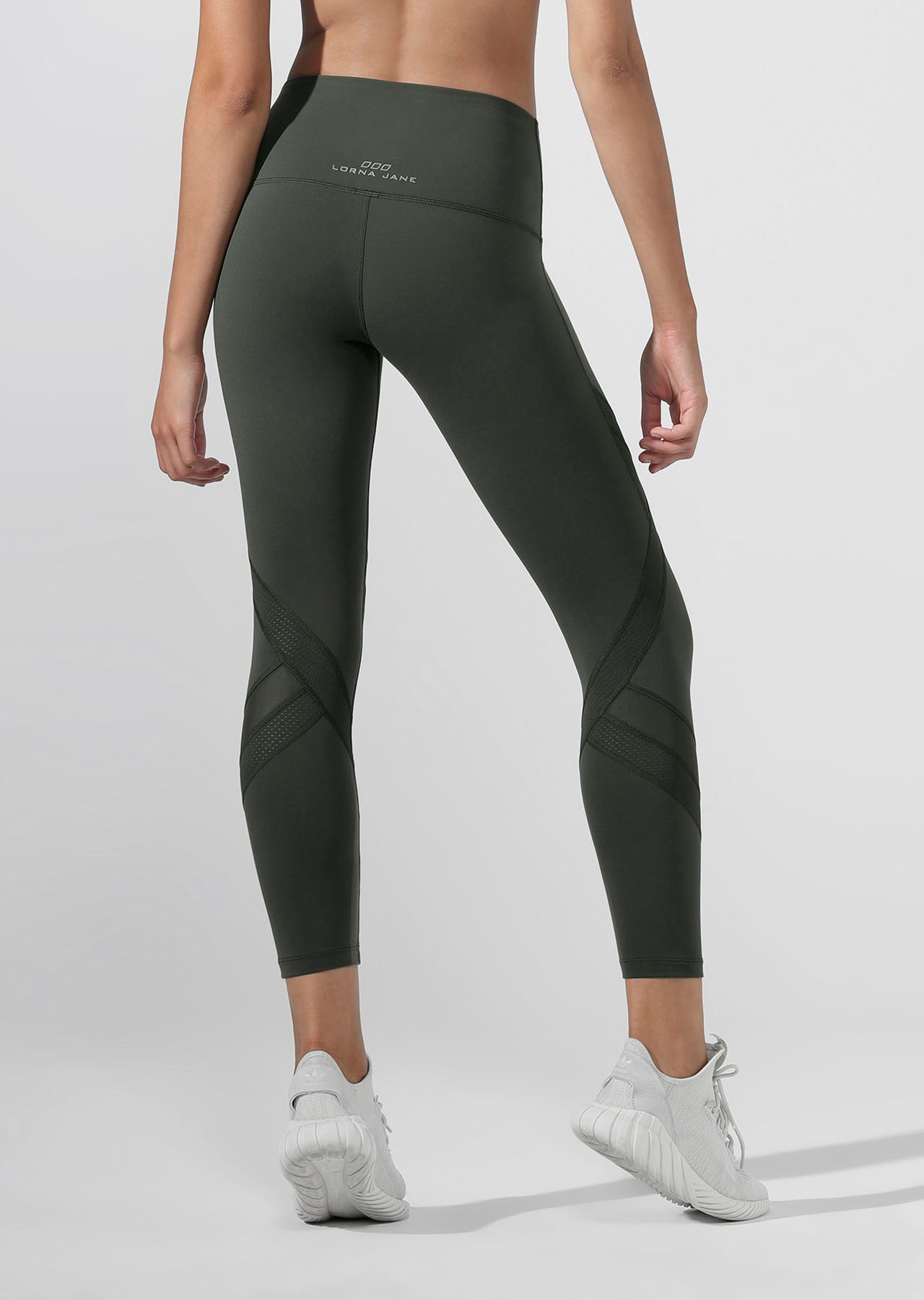 Lorna Jane Edge Core Ankle Biter Tight - Dark Safari