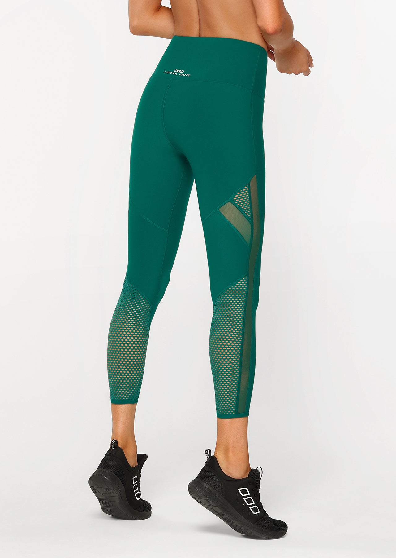 Lorna Jane Fierce Booty Support Ankle Biter Tight - Dark Teal