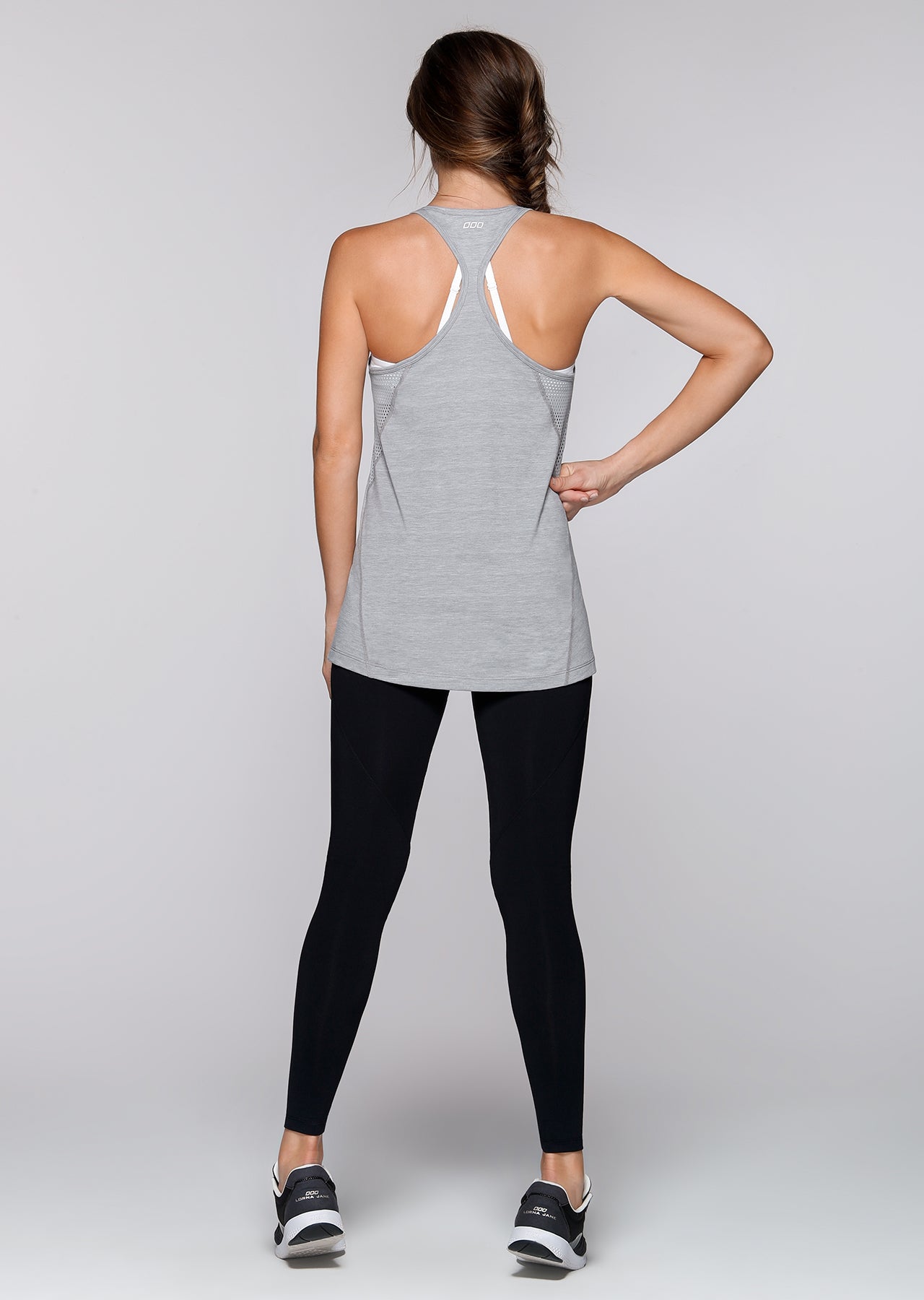 Lorna Jane Geena Active Tank - Grey Marl