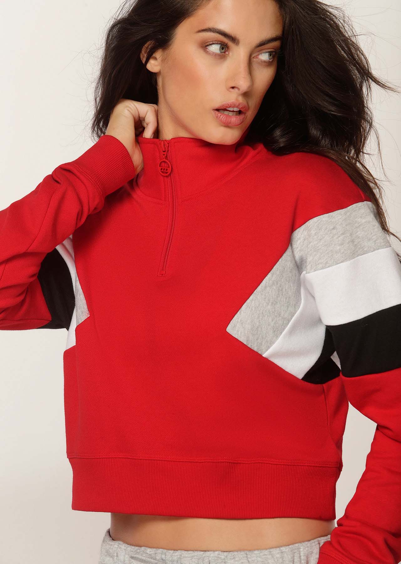 Lorna Jane Grandstand Half Zip Sweater - Ginger
