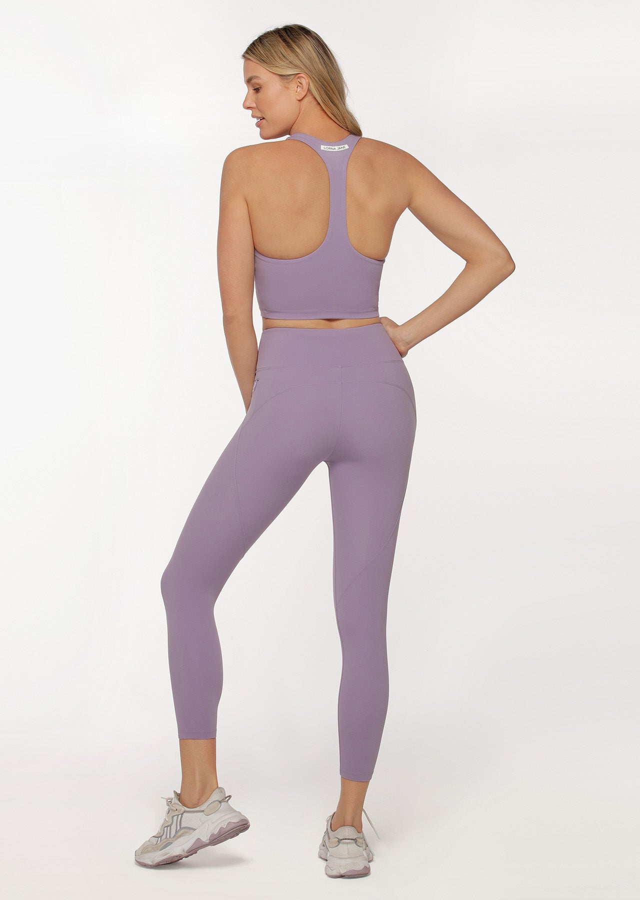 Lorna Jane Harmony Tank Bra Combo - Dusted Violet