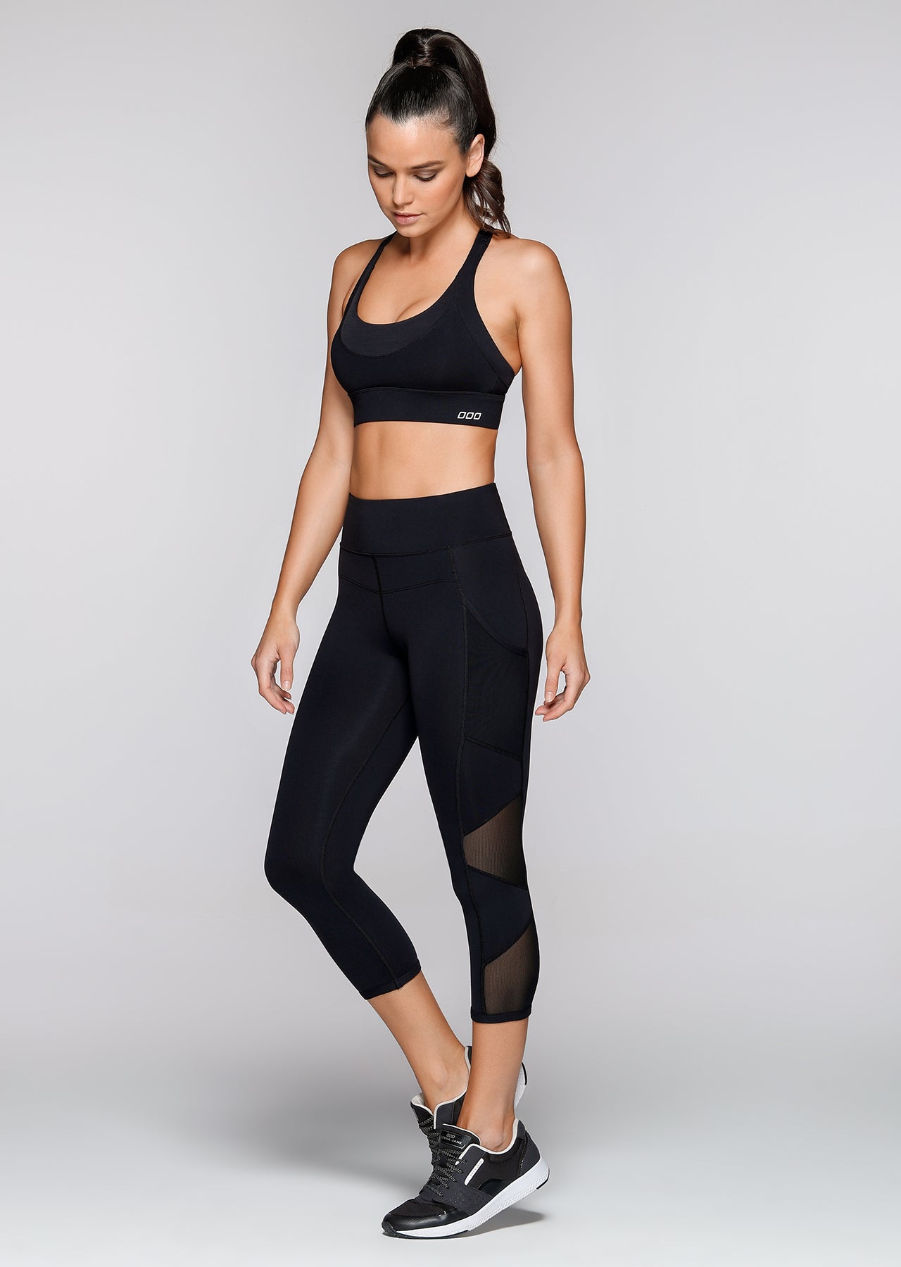 Lorna Jane High Intensity Sports Bra - Black