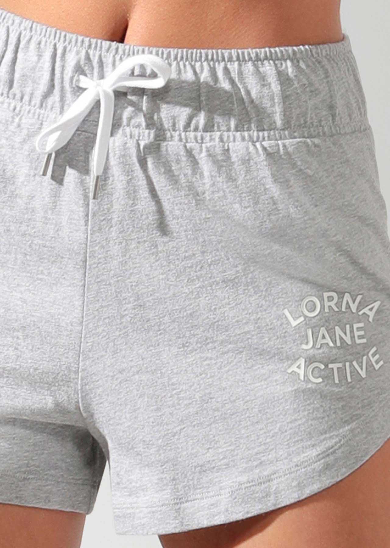 Lorna Jane Iconic Lounge Shorts - Grey Marl
