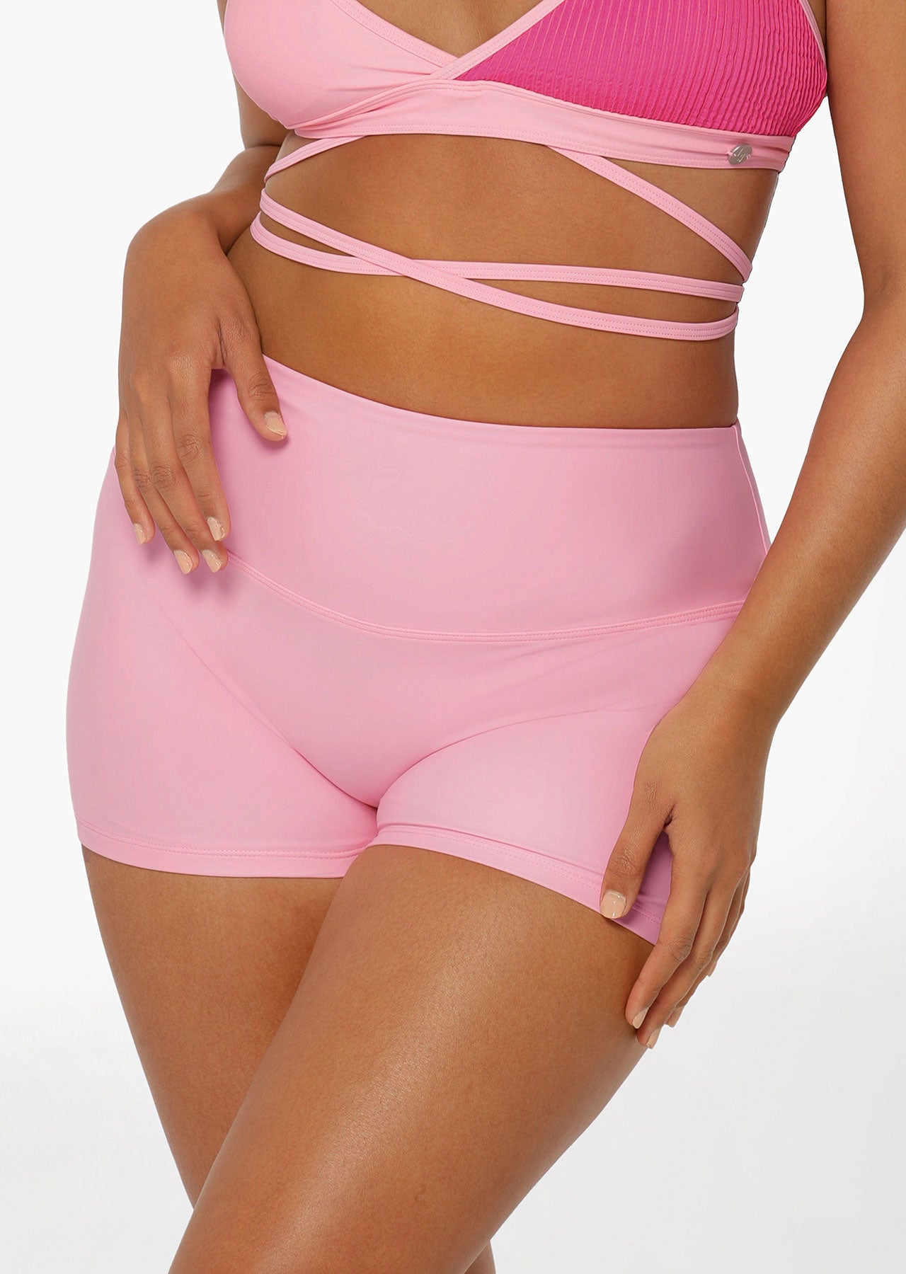 Lorna Jane Vacation Hype Swim Shorts - Hot Fuchsia